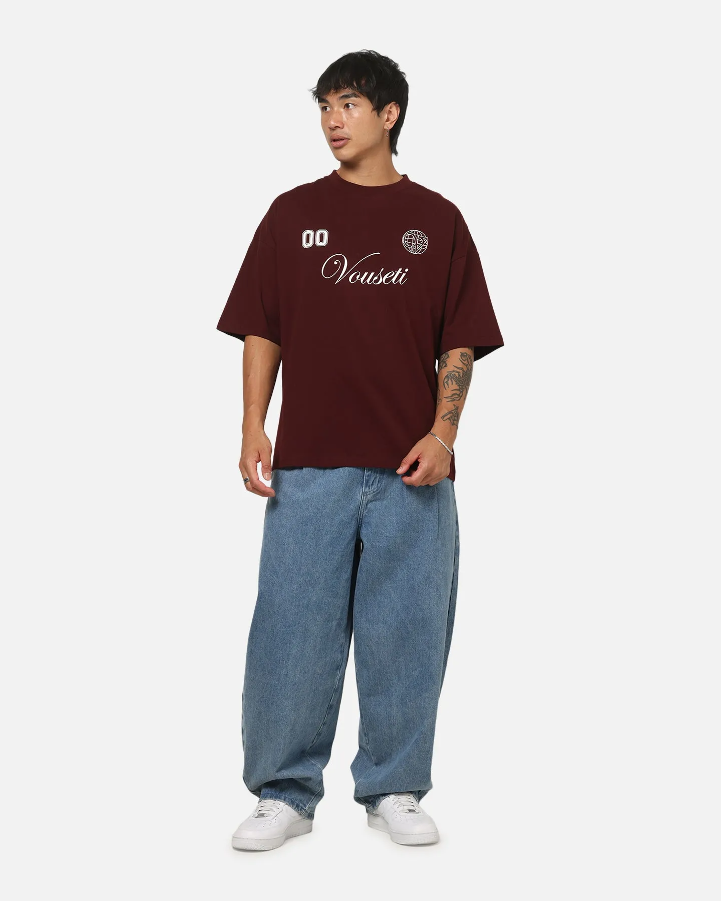 Vouseti Rugby T-Shirt Dark Plum sold by Culture Kings product image thumbnail 2