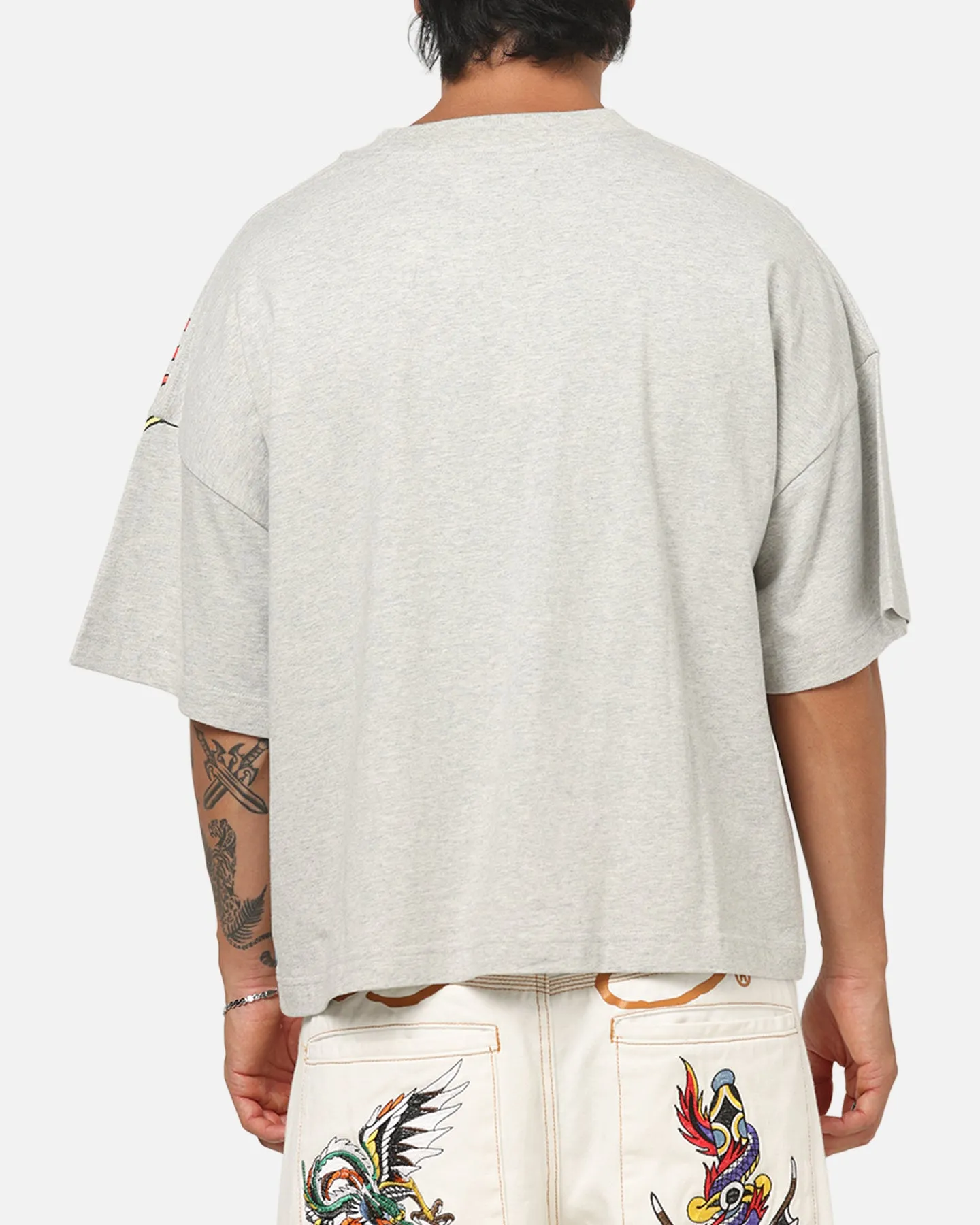 Ed Hardy Fireborn T-Shirt Grey Marle sold by Culture Kings product image thumbnail 3