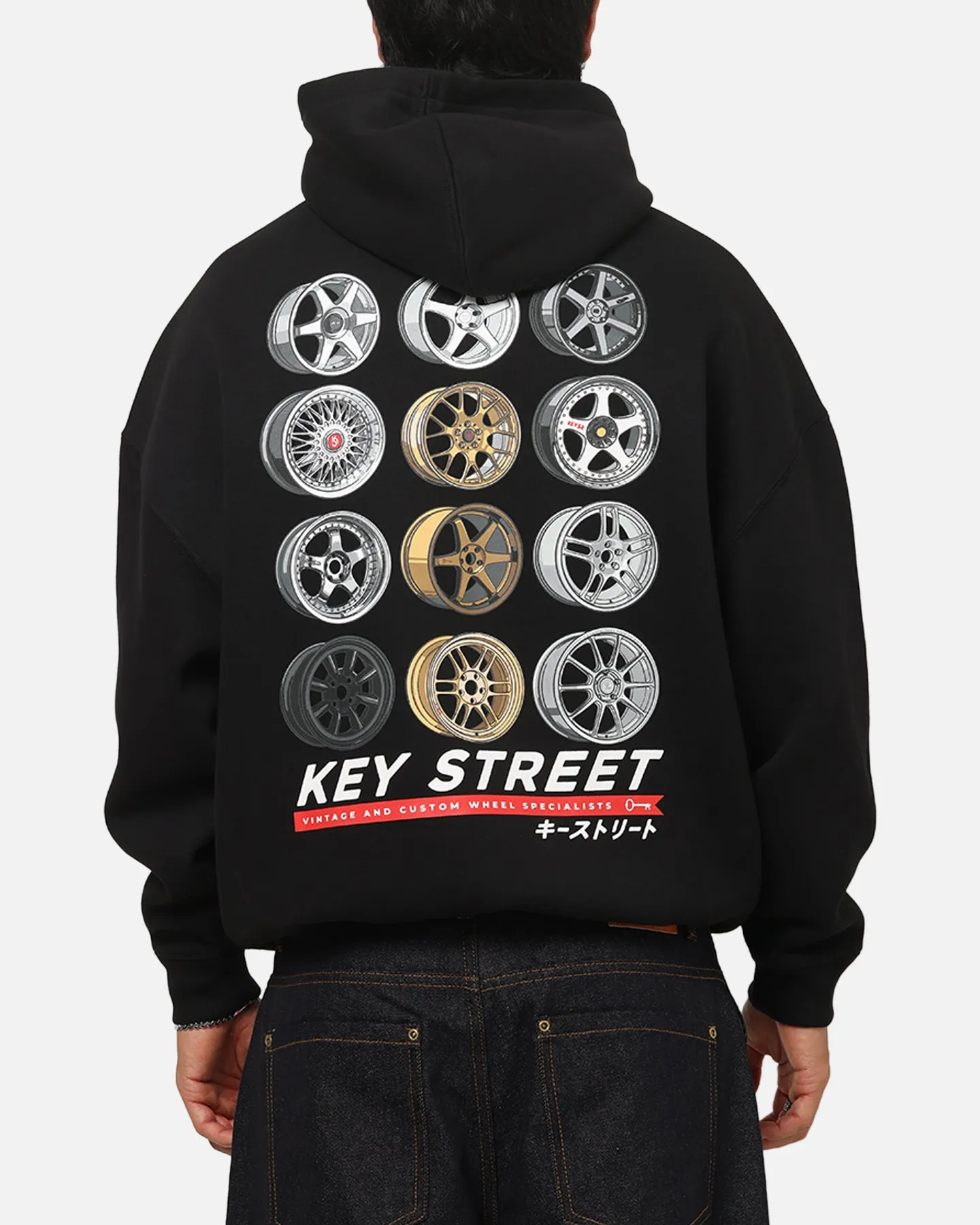 Key Street Wheels Hoodie Black sold by Culture Kings