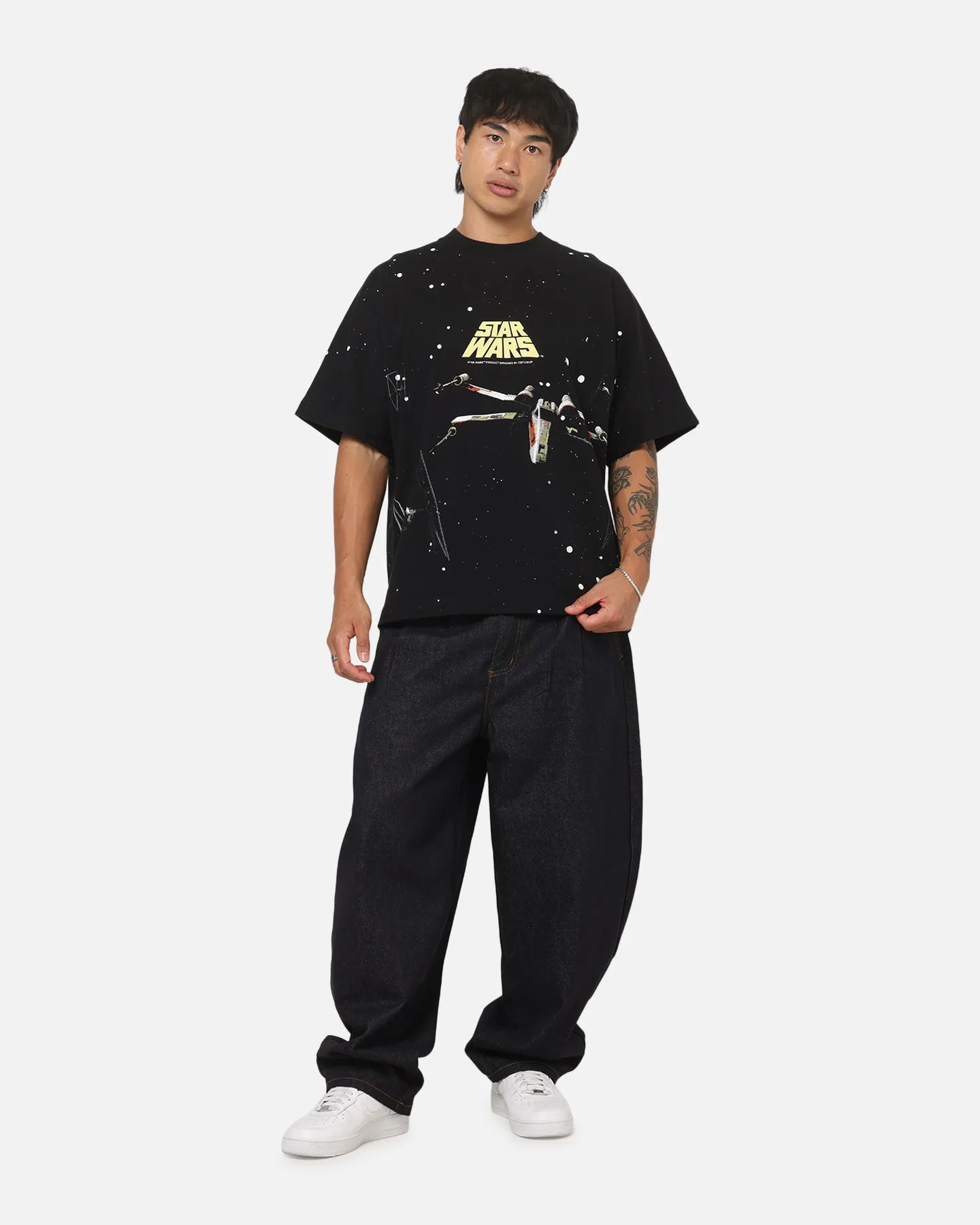 73Studio Star Wars '83 Return Of The Jedi All Print T-Shirt Black sold by Culture Kings product image thumbnail 3