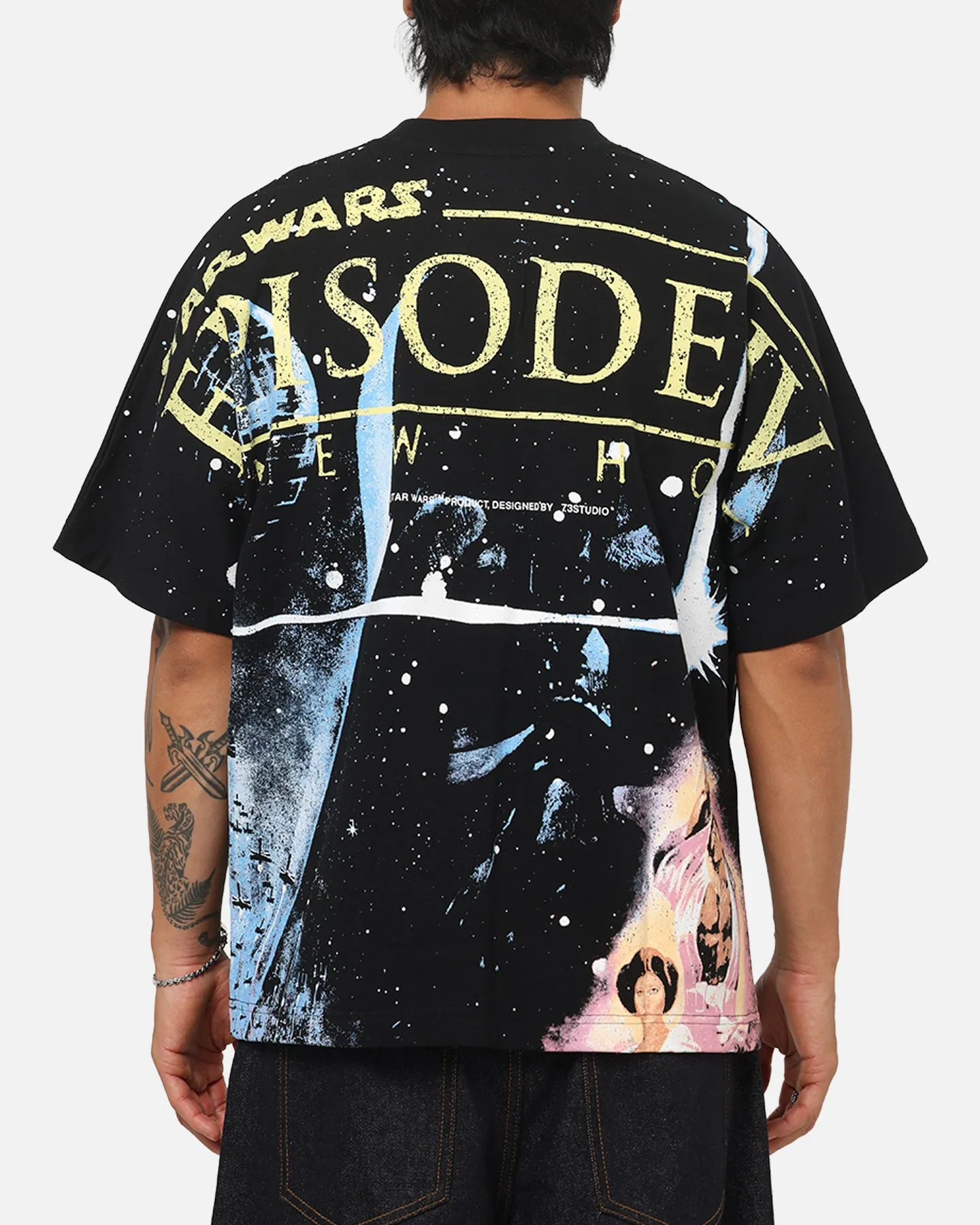 73Studio Star Wars '77 A New Hope All Print T-Shirt Black sold by Culture Kings product image thumbnail 2