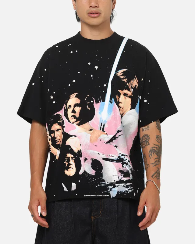73Studio Star Wars '77 A New Hope All Print T-Shirt Black made by Culture Kings