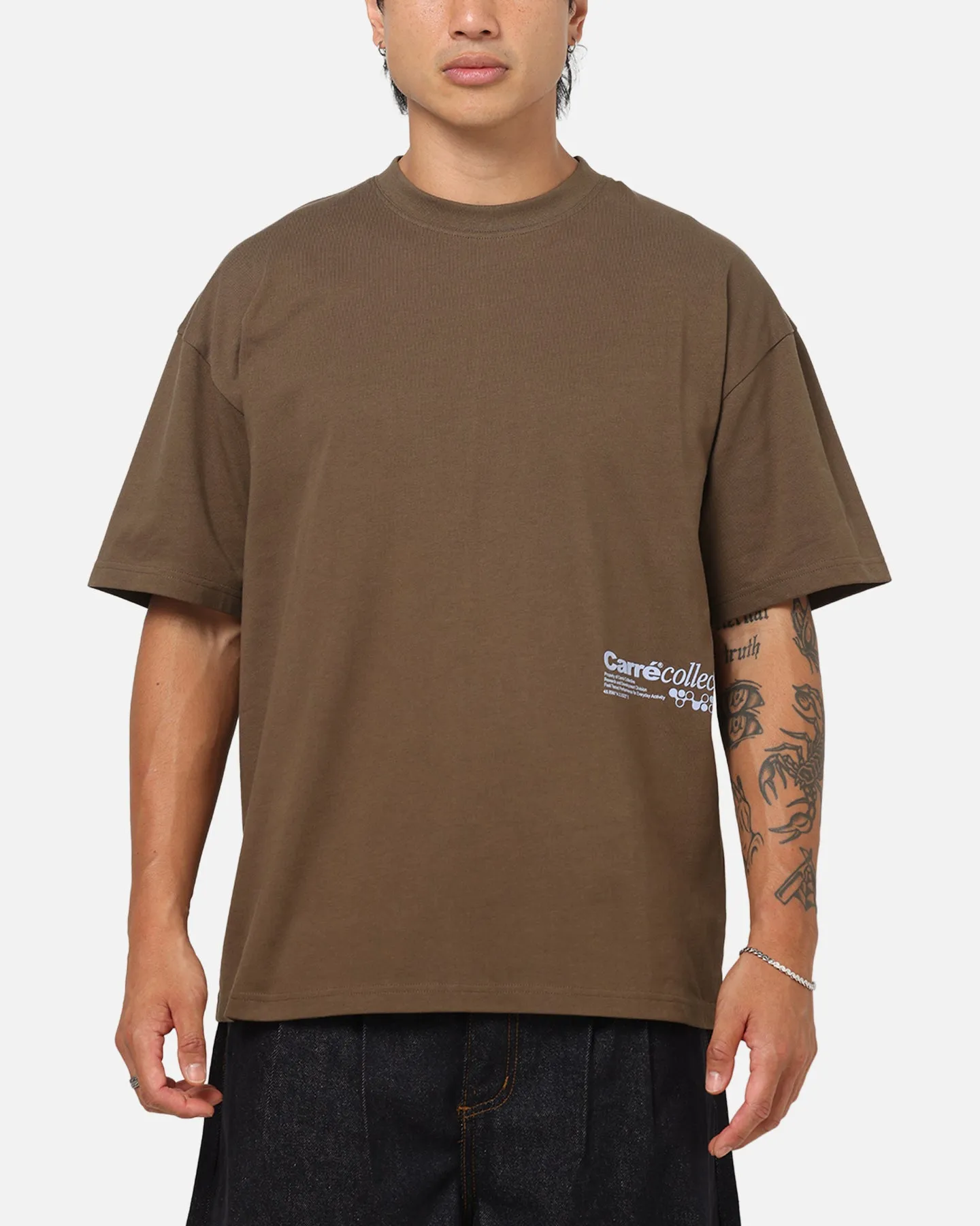 Carre Research T-Shirt Brown sold by Culture Kings product image thumbnail 2
