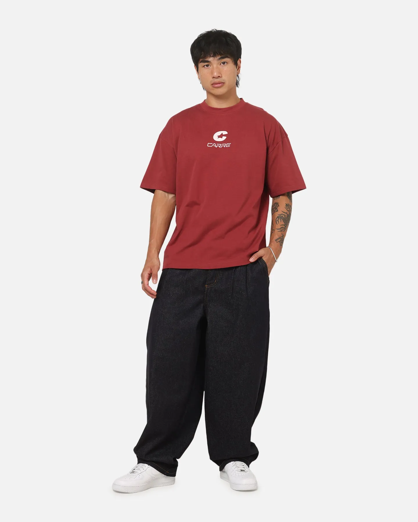 Carre Mini C T-Shirt Maroon sold by Culture Kings product image thumbnail 4