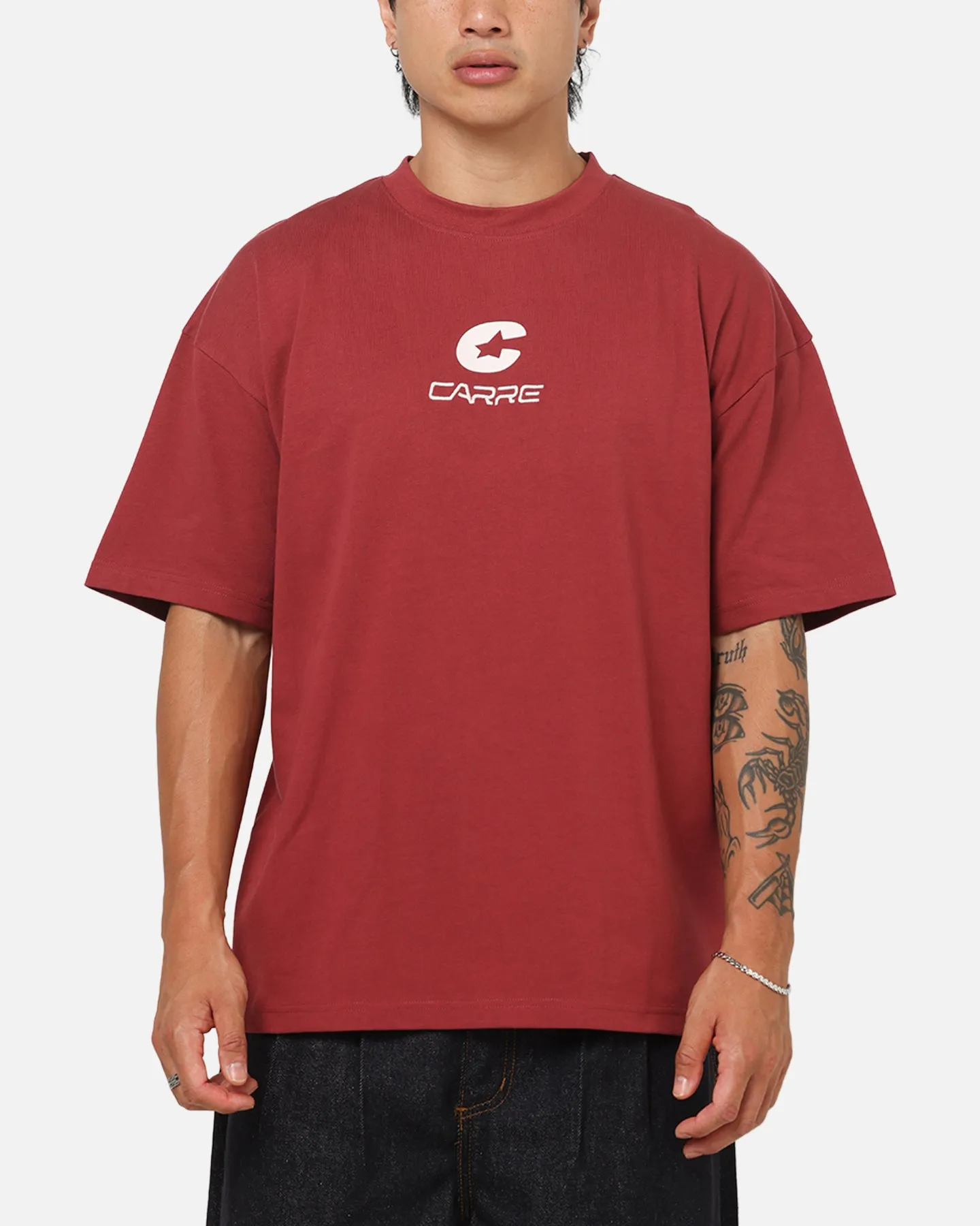 Carre Mini C T-Shirt Maroon sold by Culture Kings product image thumbnail 2