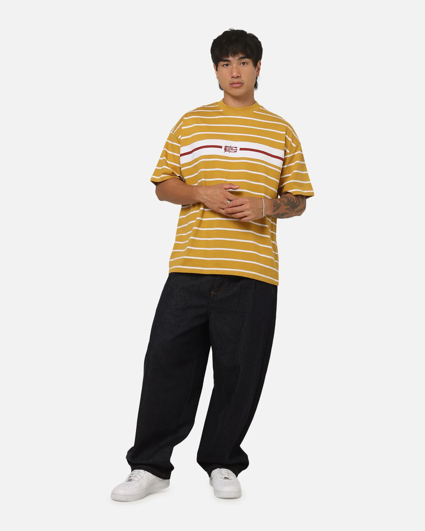 Carre Lineup T-Shirt Mustard Stripe sold by Culture Kings product image thumbnail 2