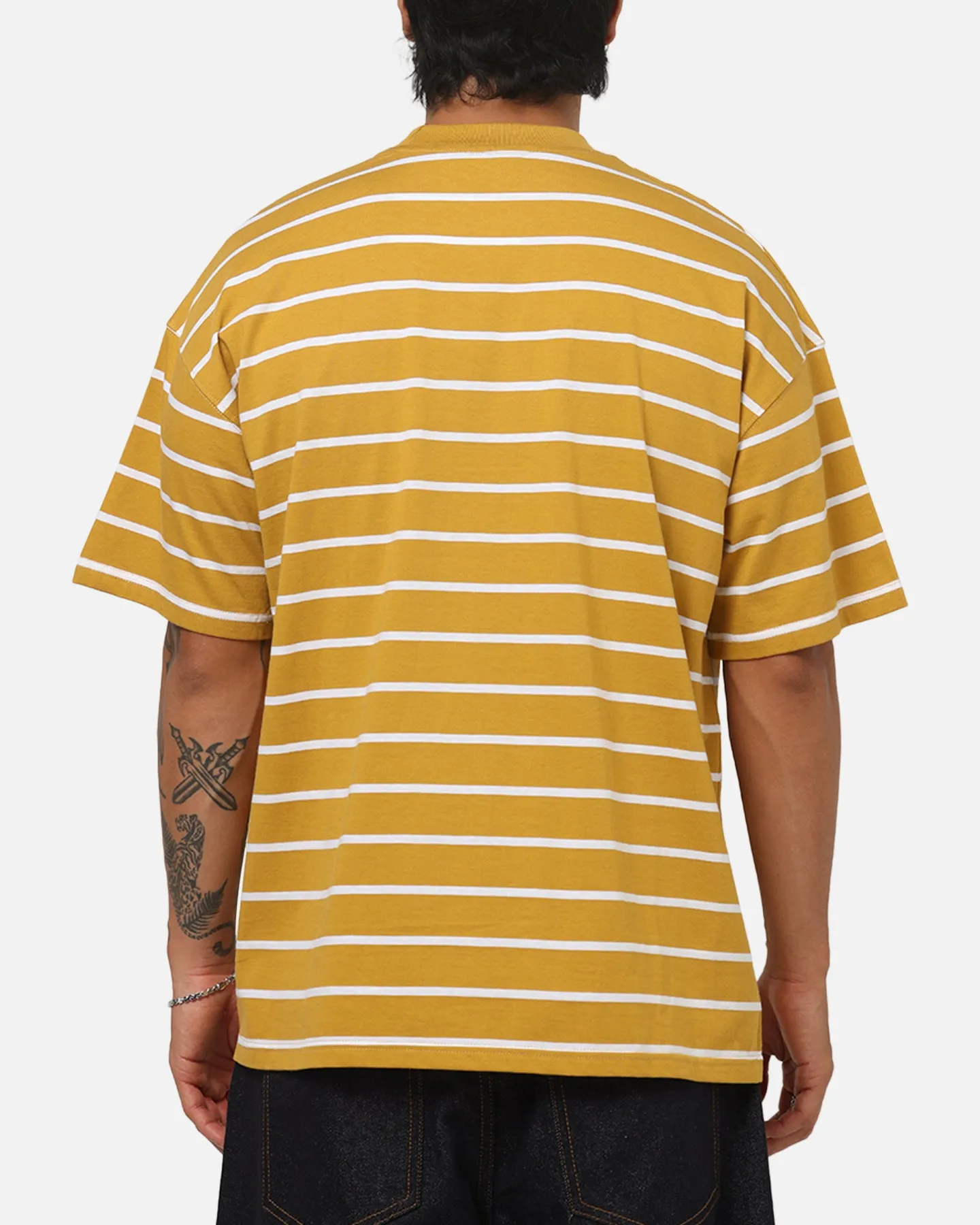 Carre Lineup T-Shirt Mustard Stripe sold by Culture Kings product image thumbnail 3