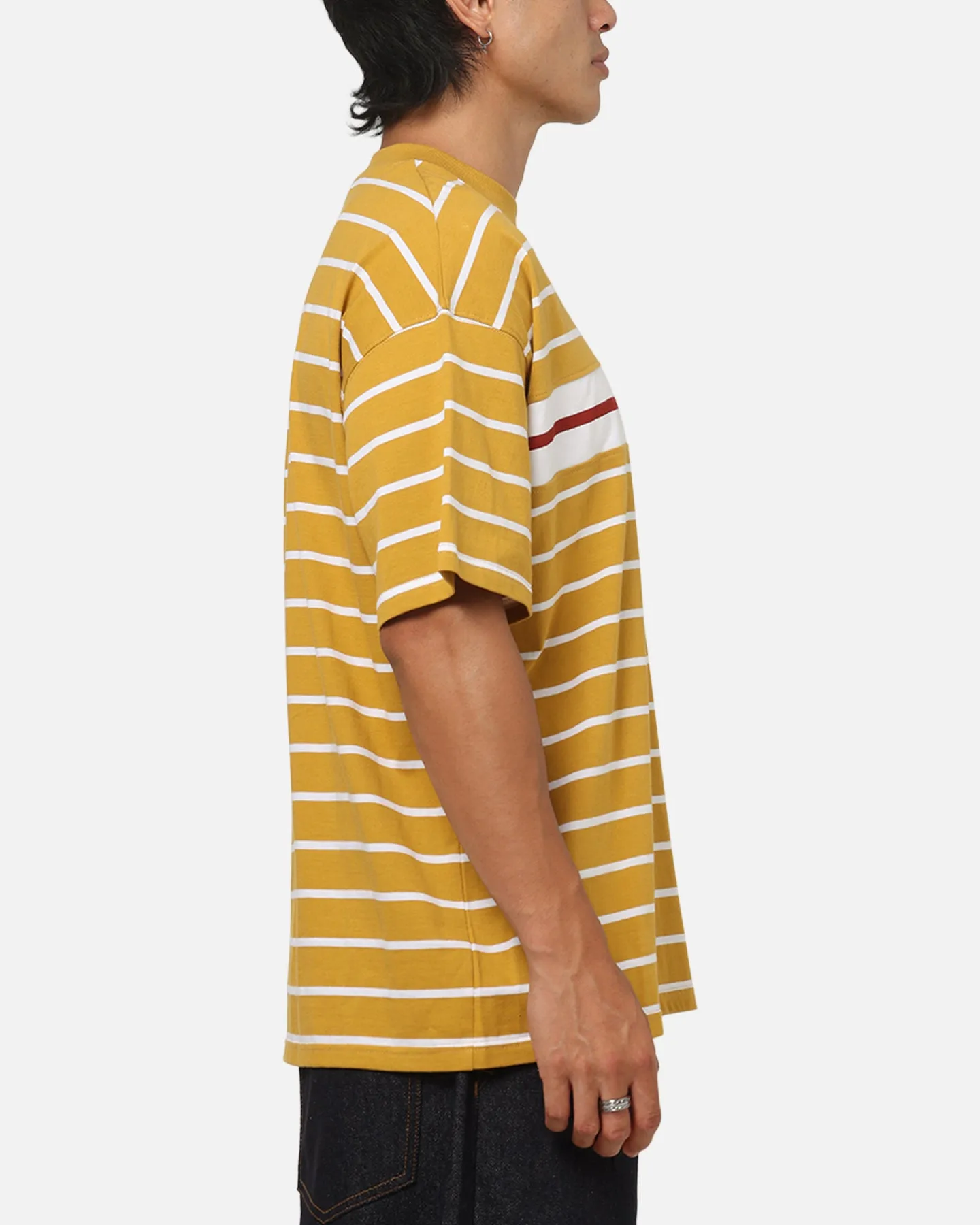 Carre Lineup T-Shirt Mustard Stripe sold by Culture Kings product image thumbnail 4