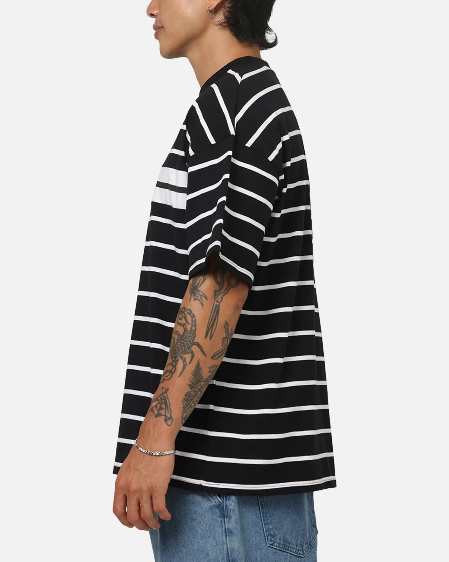 Carre Lineup T-Shirt Black Stripe sold by Culture Kings product image thumbnail 5