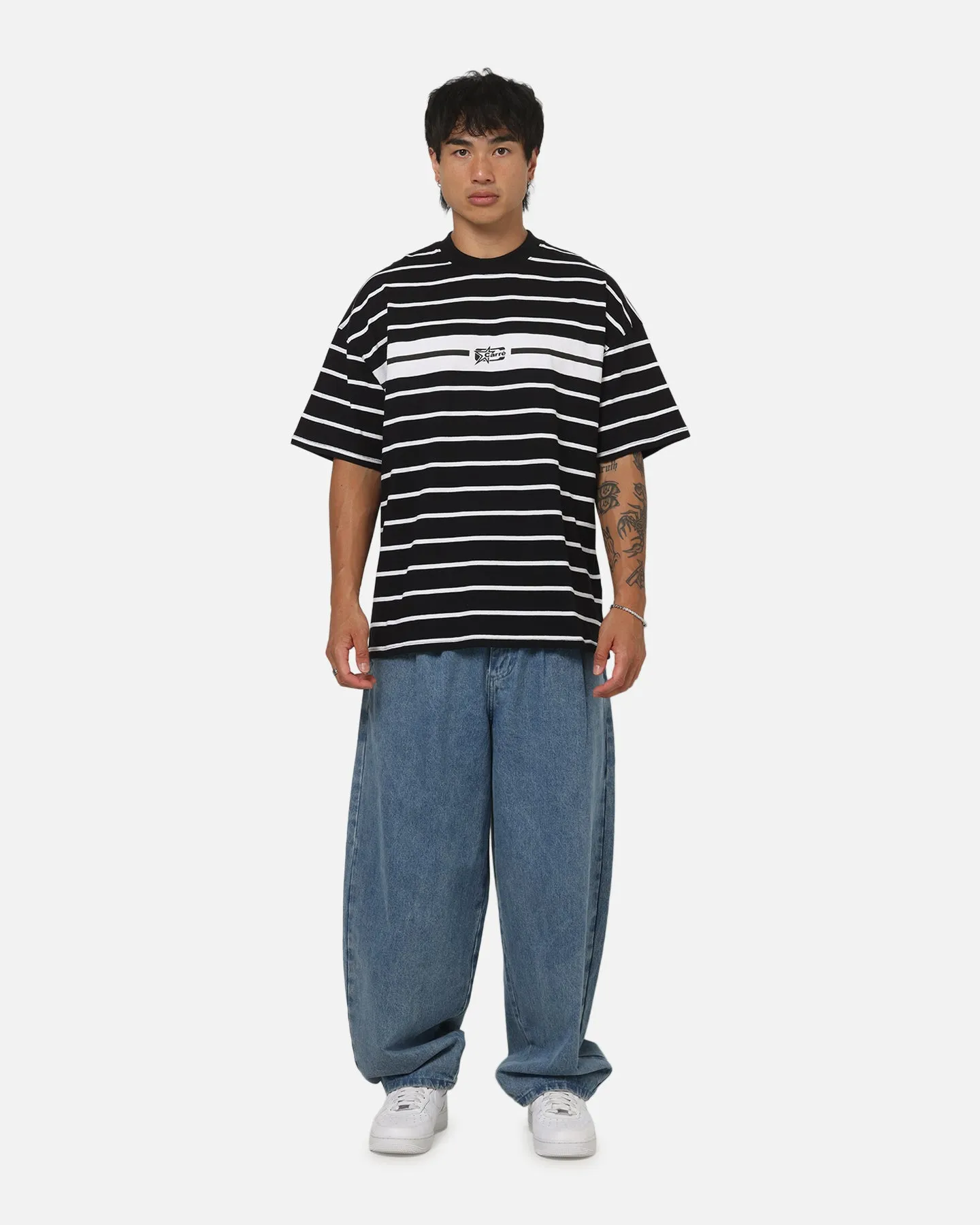 Carre Lineup T-Shirt Black Stripe sold by Culture Kings product image thumbnail 2