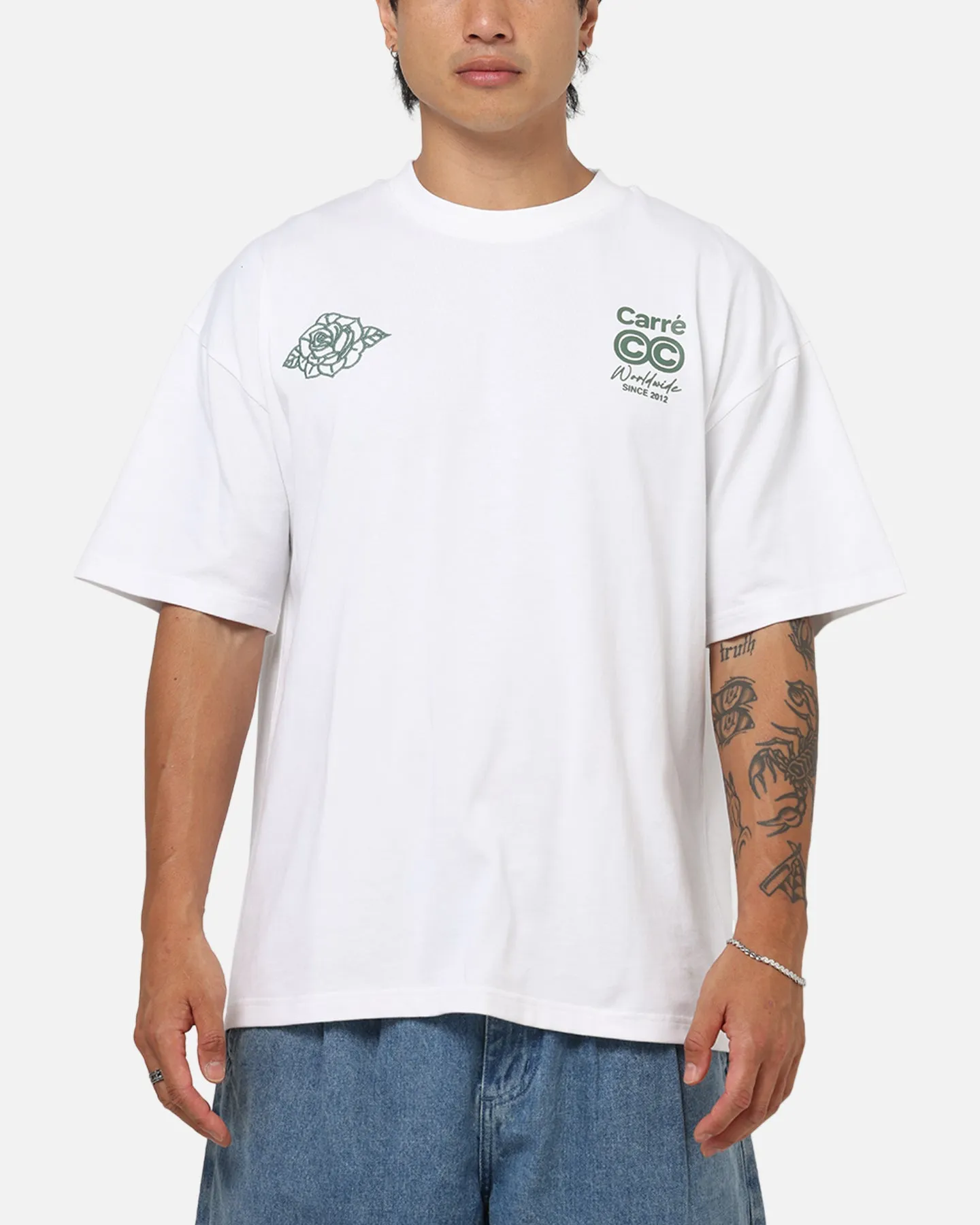 Carre CC T-Shirt White sold by Culture Kings product image thumbnail 2