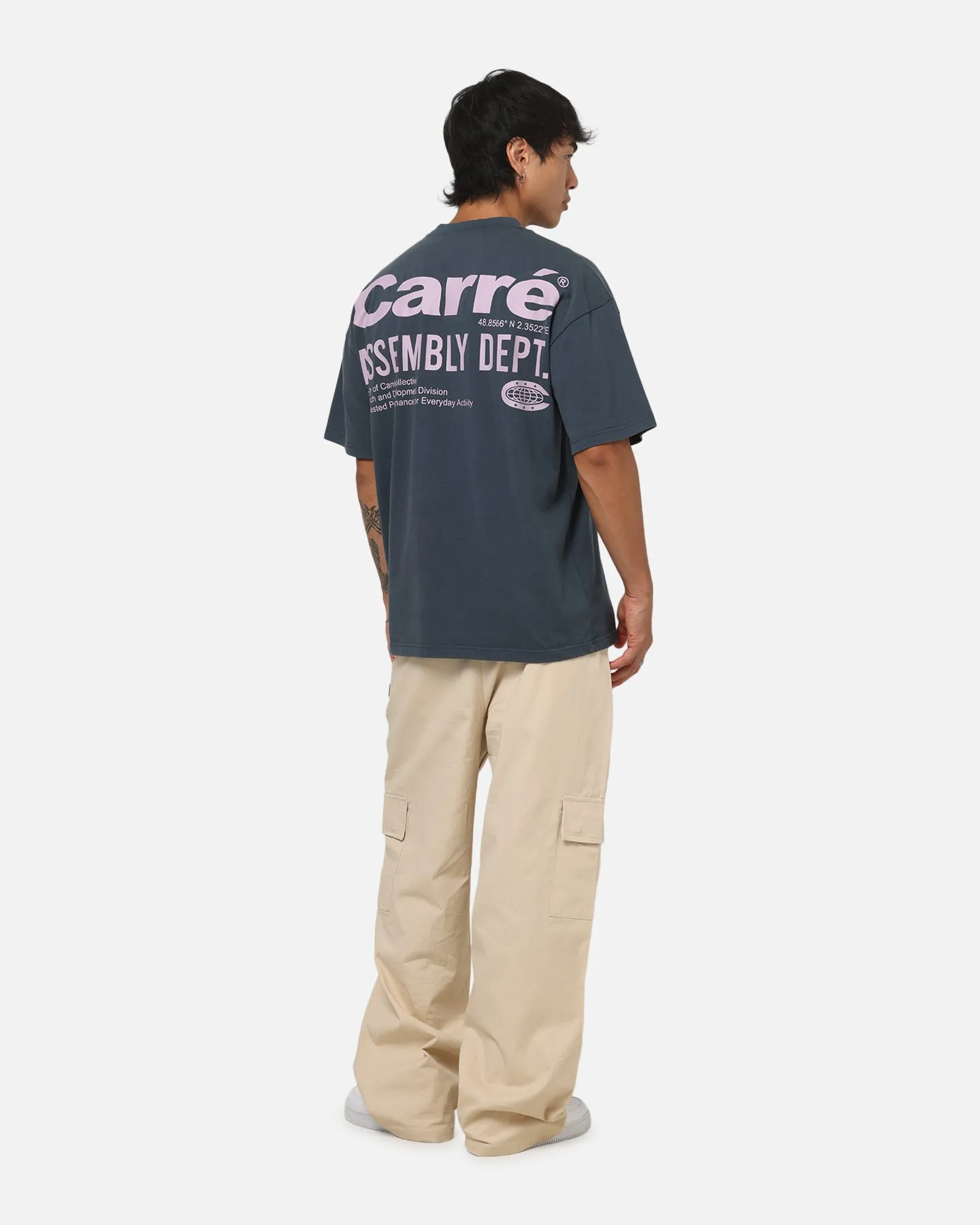 Carre Assembly Department T-Shirt Navy sold by Culture Kings product image thumbnail 3