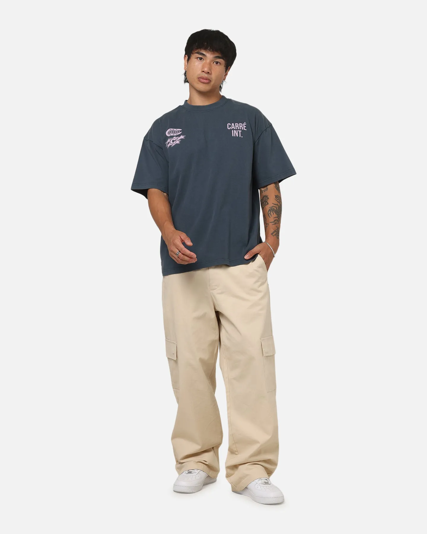 Carre Assembly Department T-Shirt Navy sold by Culture Kings product image thumbnail 4