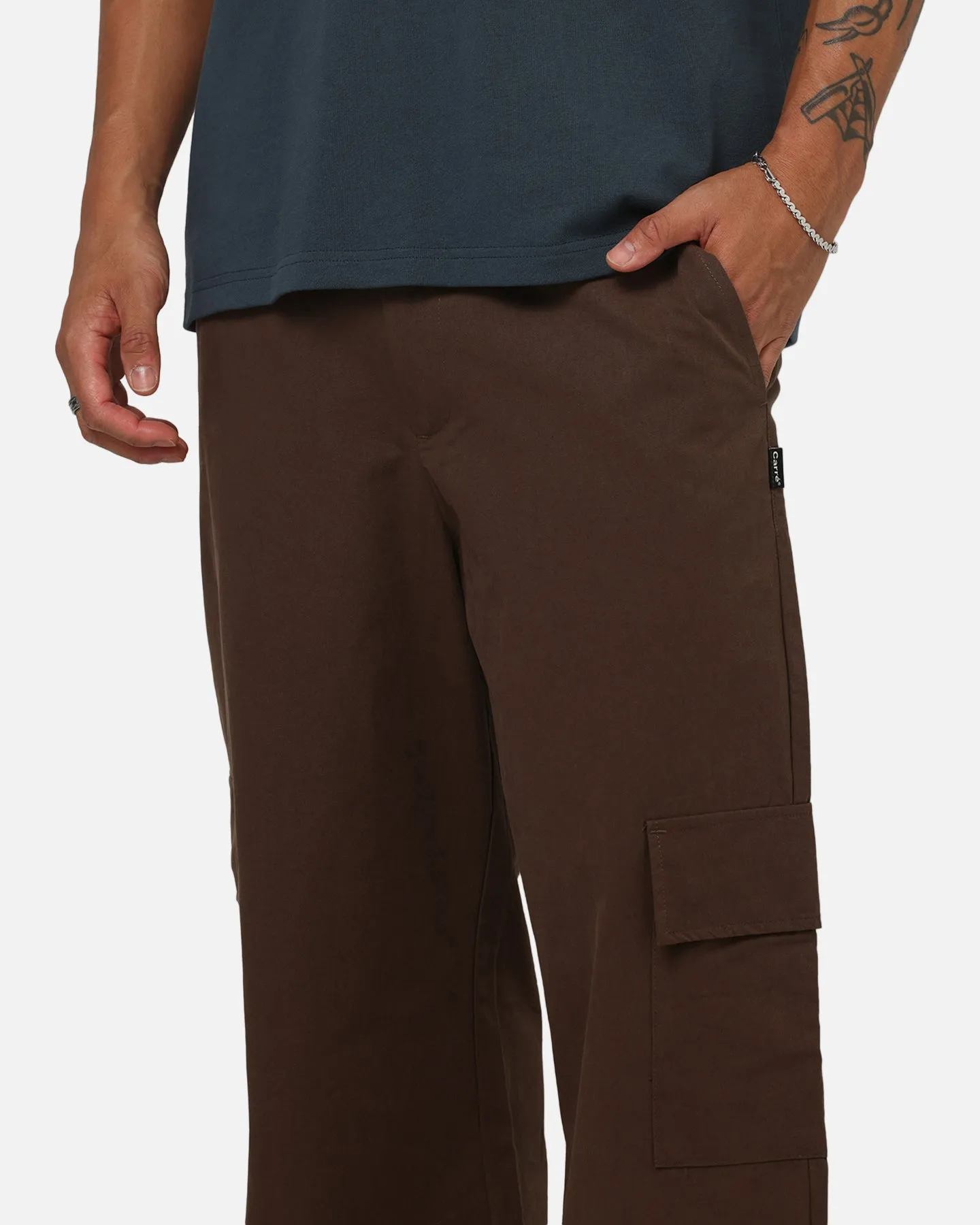 Carre Overhaul Cargo Pants Chocolate sold by Culture Kings product image thumbnail 3