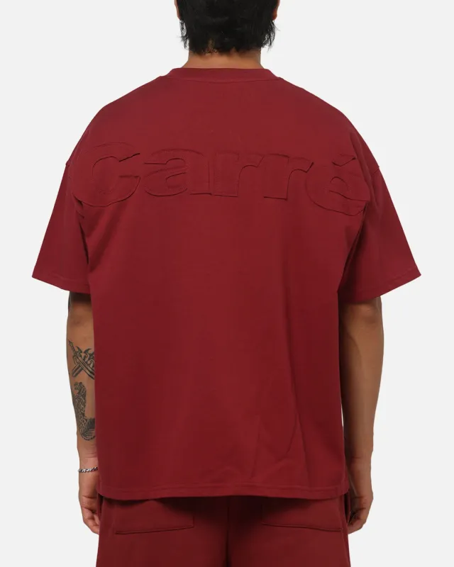 Carre Archive T-Shirt Burgundy made by Culture Kings