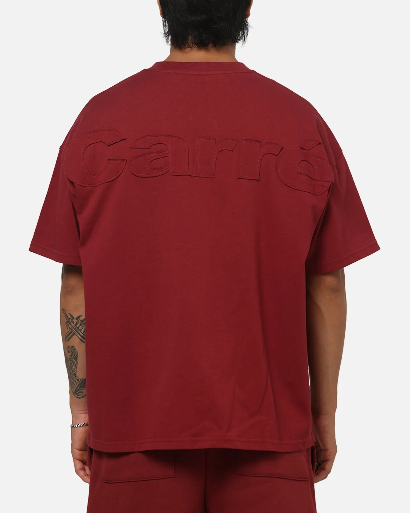 Carre Archive T-Shirt Burgundy sold by Culture Kings
