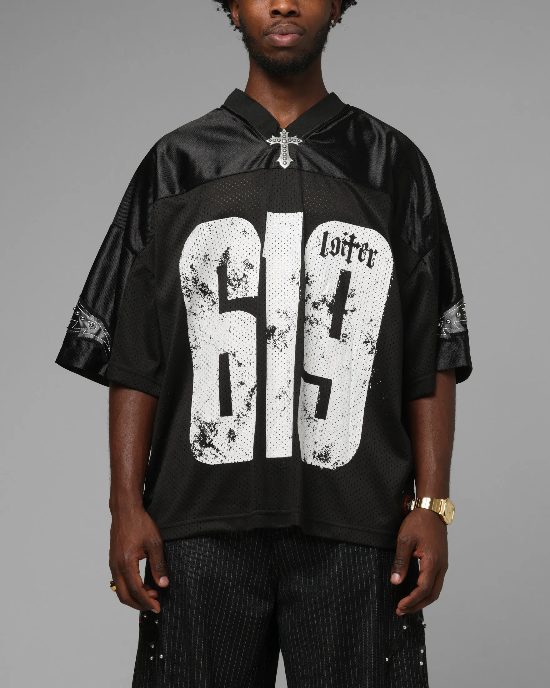 Loiter X WWE Rey Mysterio Jersey Black sold by Culture Kings