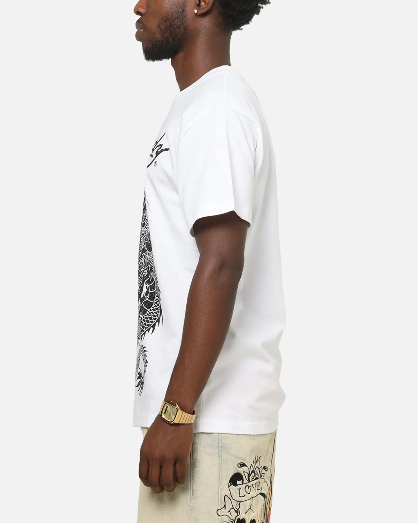 Ed Hardy Euro Fitted T-Shirt White sold by Culture Kings product image thumbnail 5