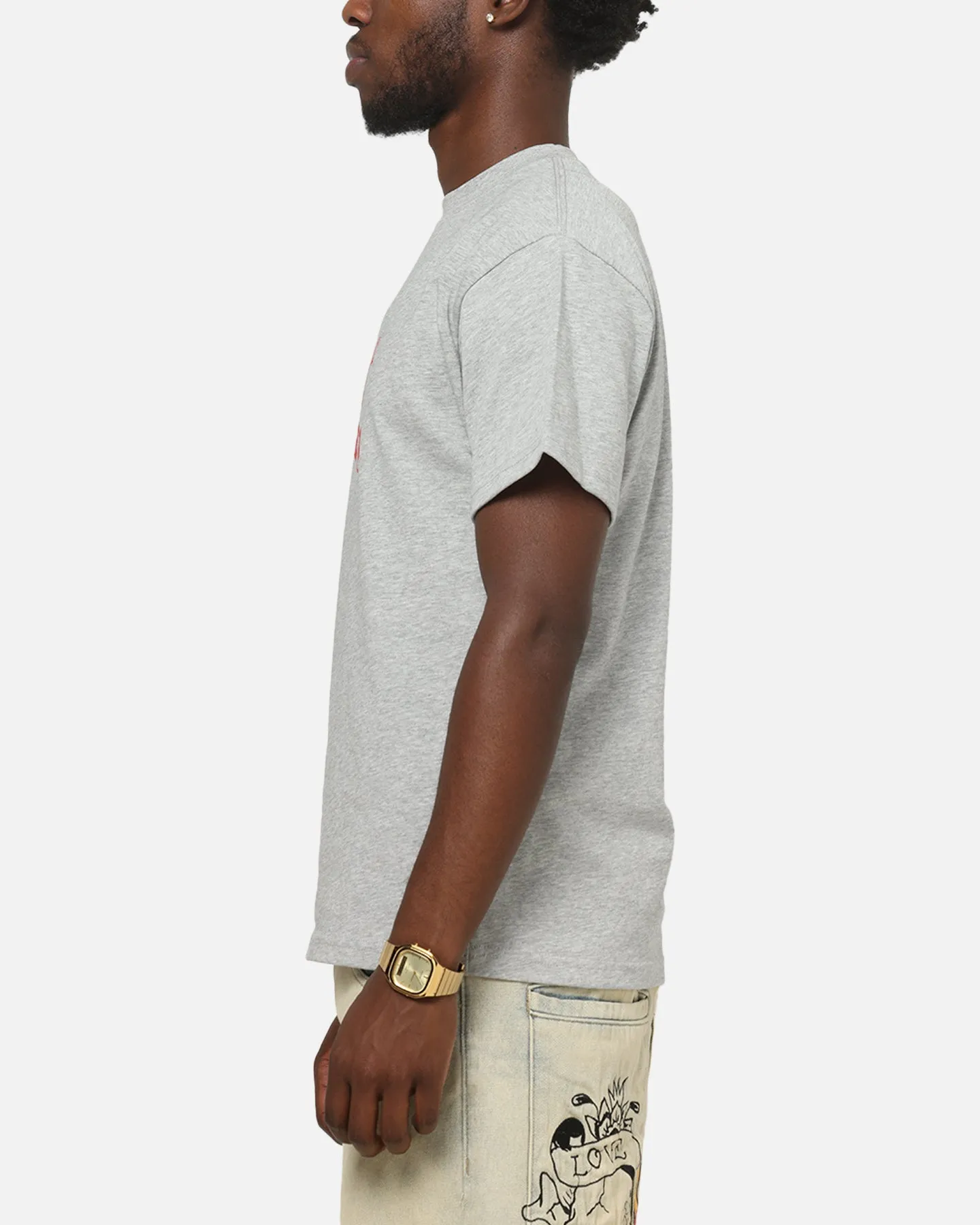 Ed Hardy Venom Fitted T-Shirt Grey Marle sold by Culture Kings product image thumbnail 5