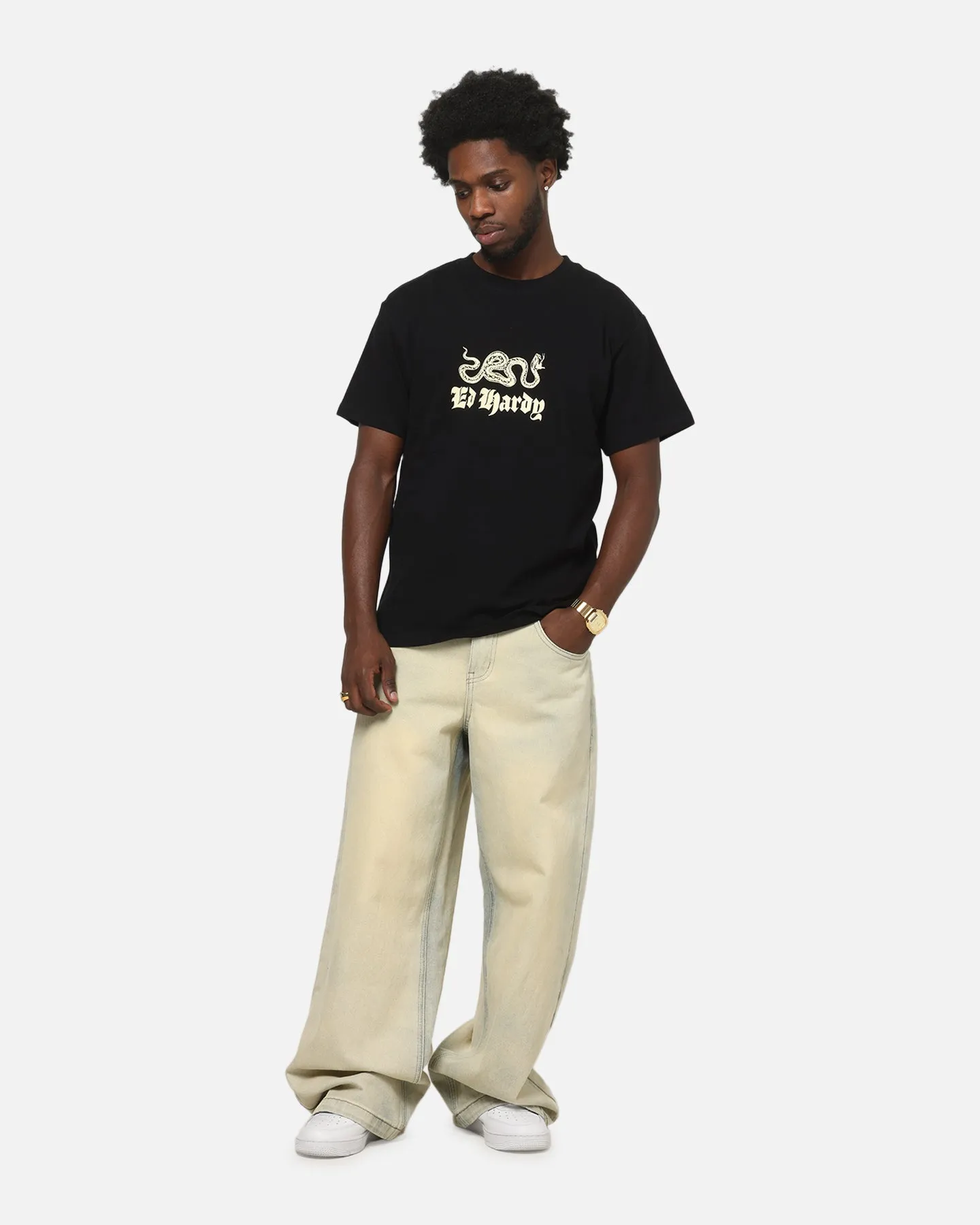 Ed Hardy Venom Fitted T-Shirt Black sold by Culture Kings product image thumbnail 2