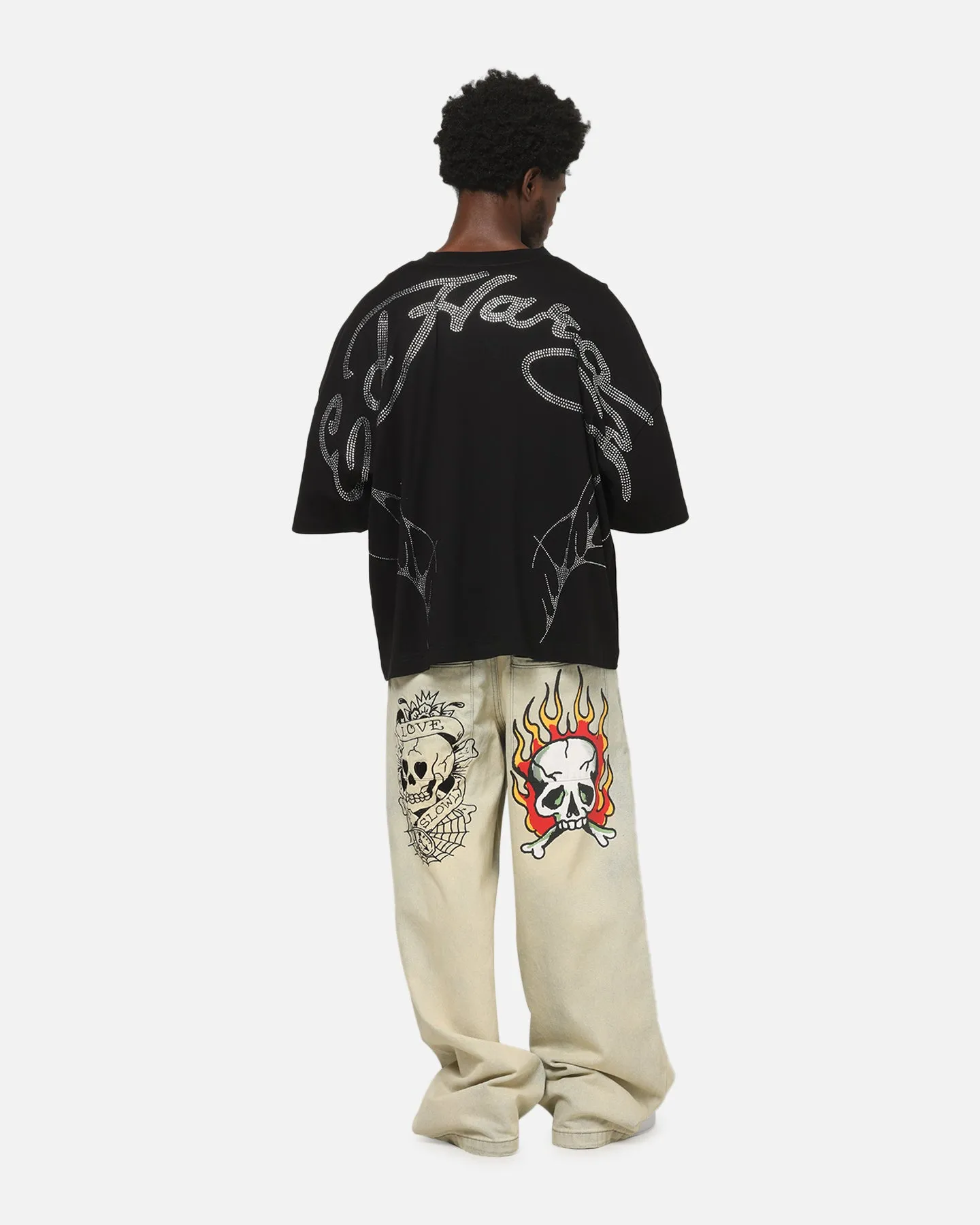 Ed Hardy Cyber Rhinestone T-Shirt Black sold by Culture Kings product image thumbnail 4