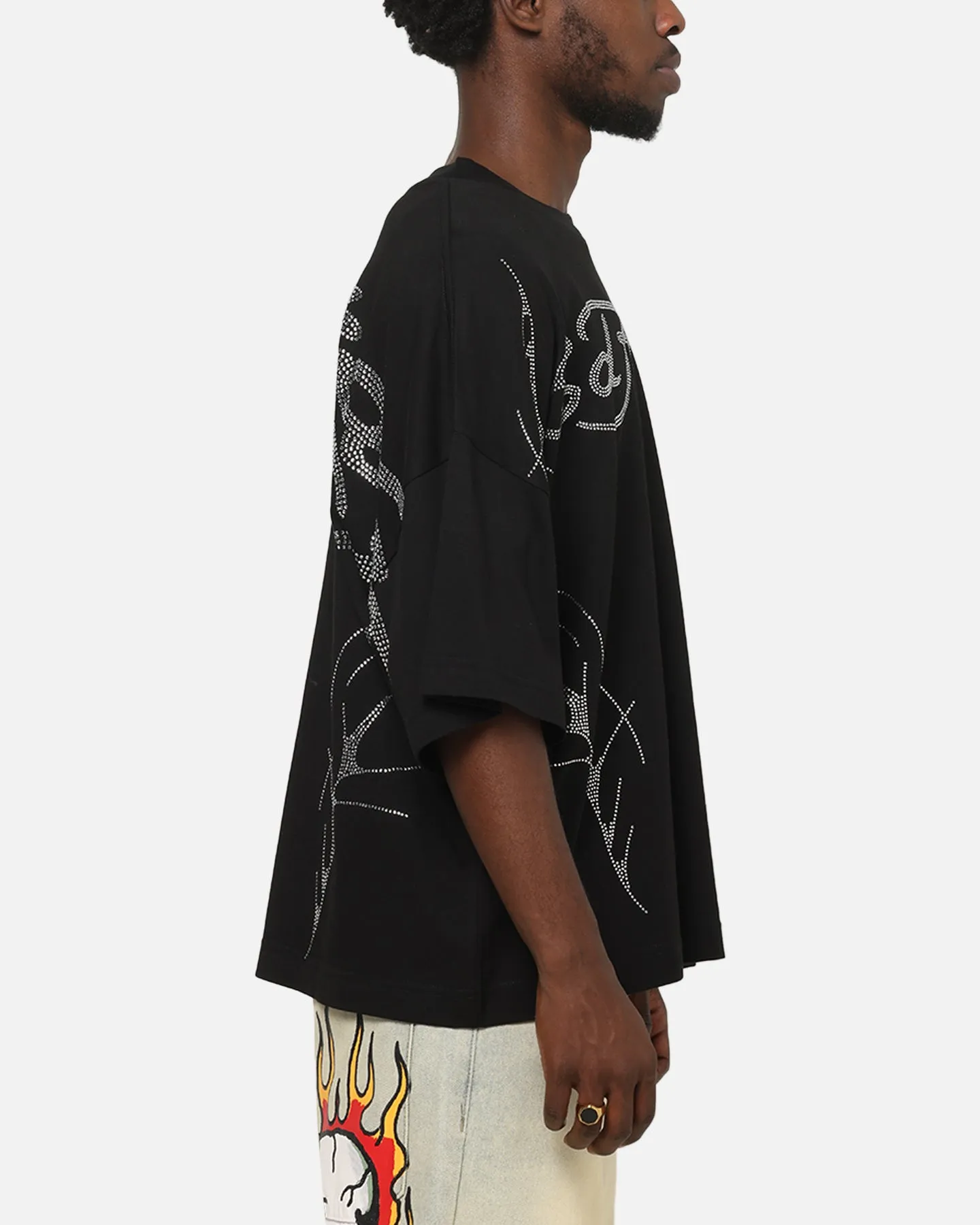 Ed Hardy Cyber Rhinestone T-Shirt Black sold by Culture Kings product image thumbnail 5