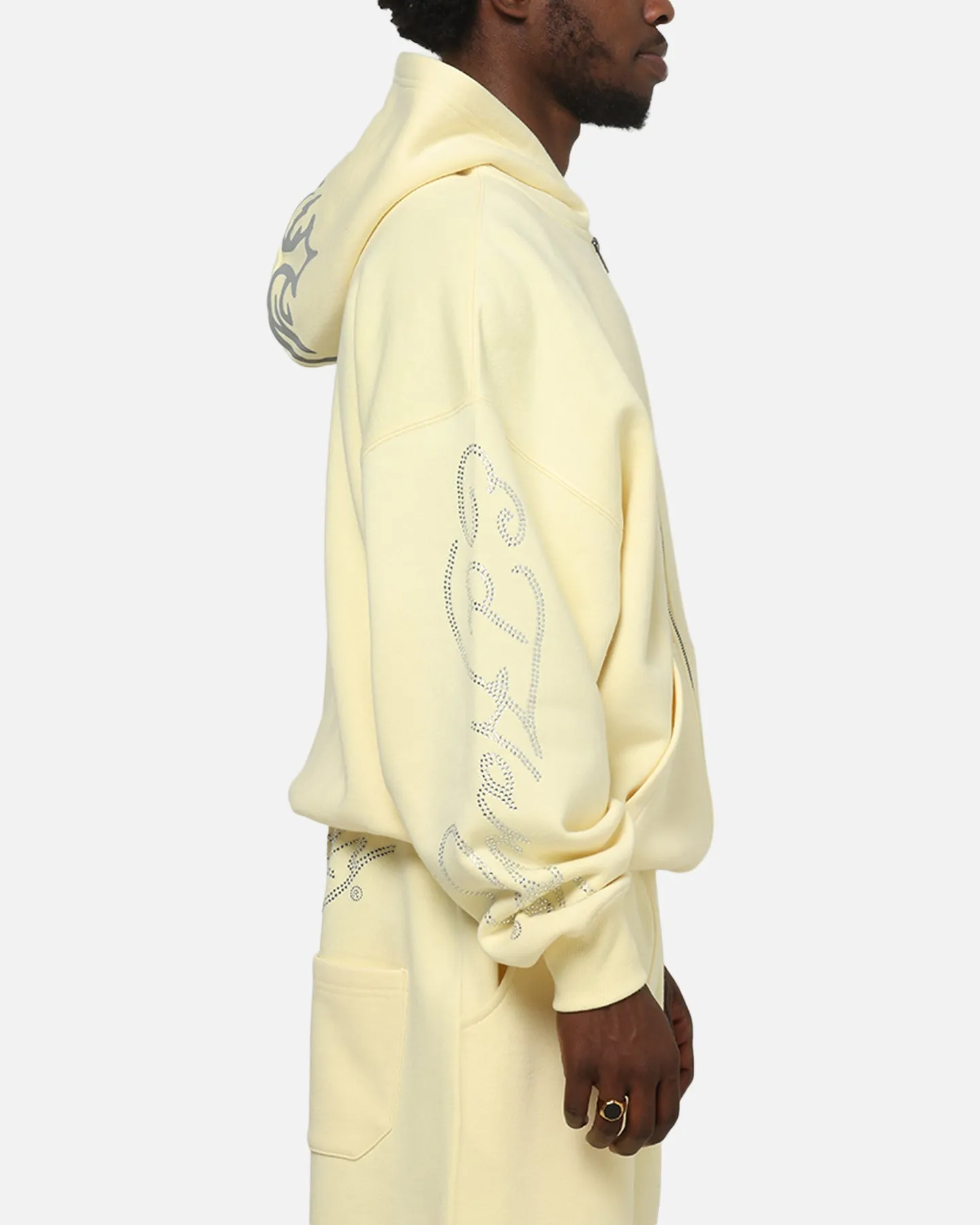 Ed Hardy Trinity Zip Hoodie Butter Yellow sold by Culture Kings product image thumbnail 5
