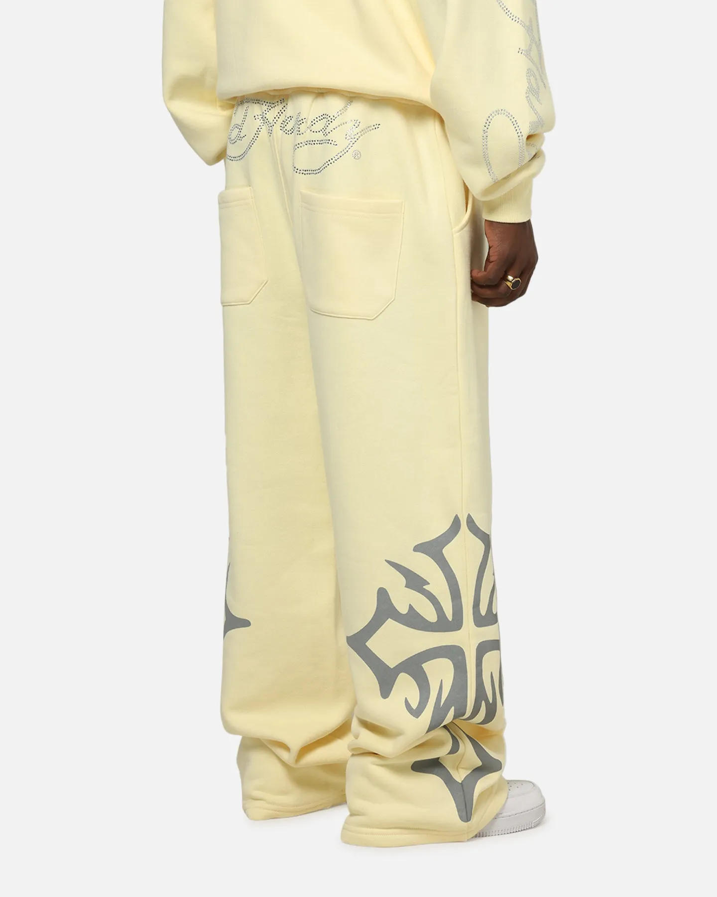 Ed Hardy Trinity Sweatpants Butter Yellow sold by Culture Kings product image thumbnail 5