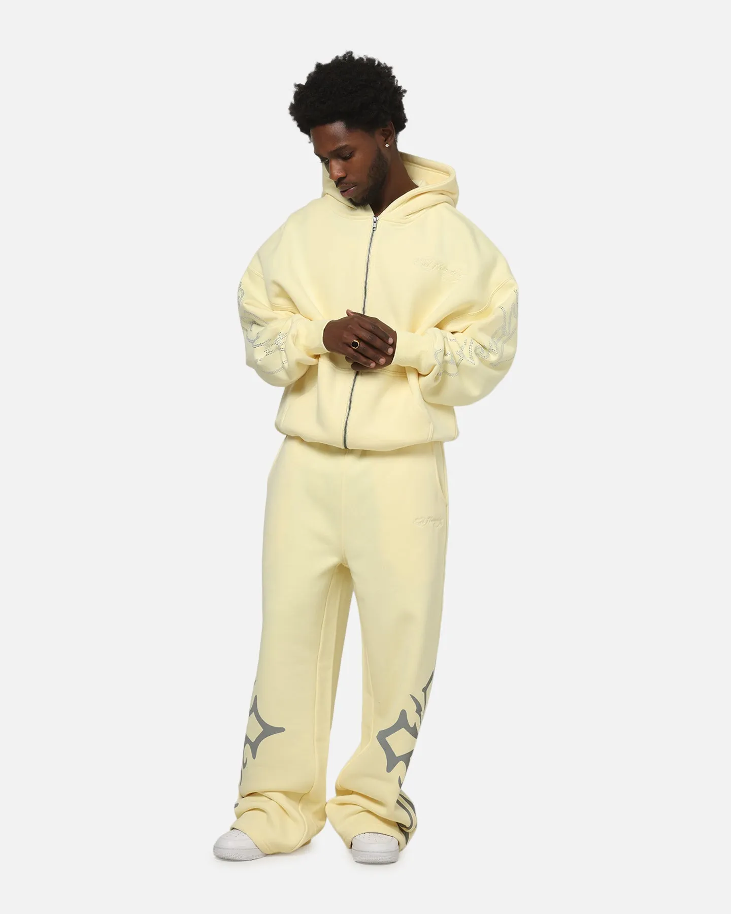 Ed Hardy Trinity Sweatpants Butter Yellow sold by Culture Kings product image thumbnail 2