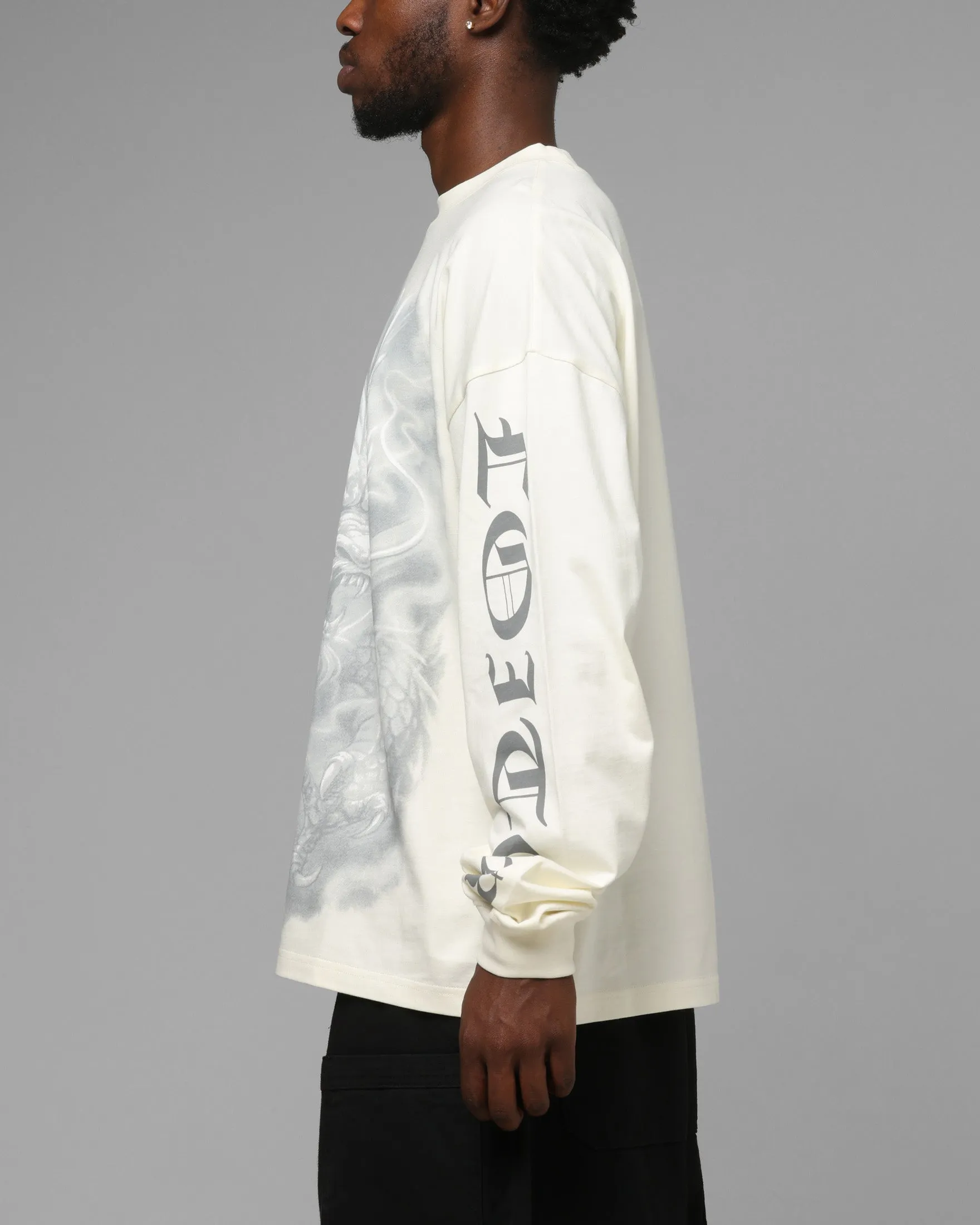 Loiter Drako Airbrish Long Sleeve T-Shirt White sold by Culture Kings product image thumbnail 5