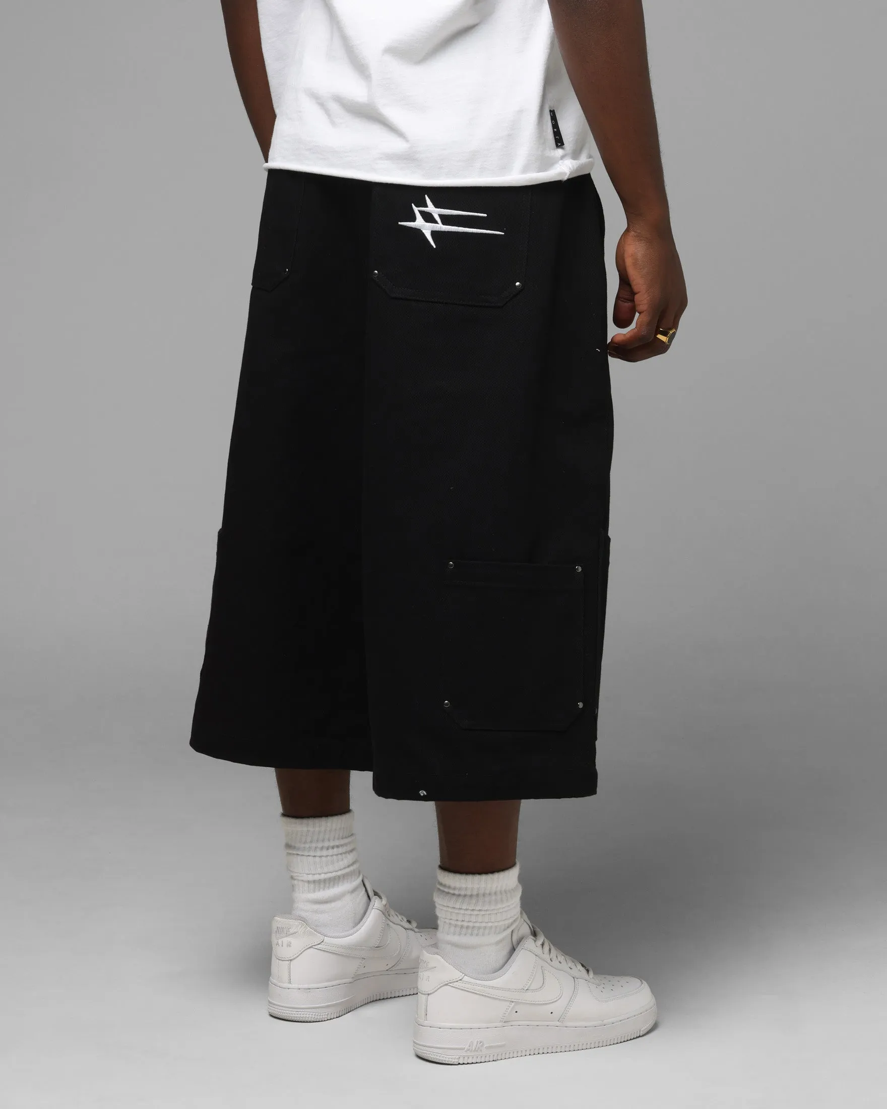 Loiter Utility Cargo Shorts Black sold by Culture Kings product image thumbnail 5