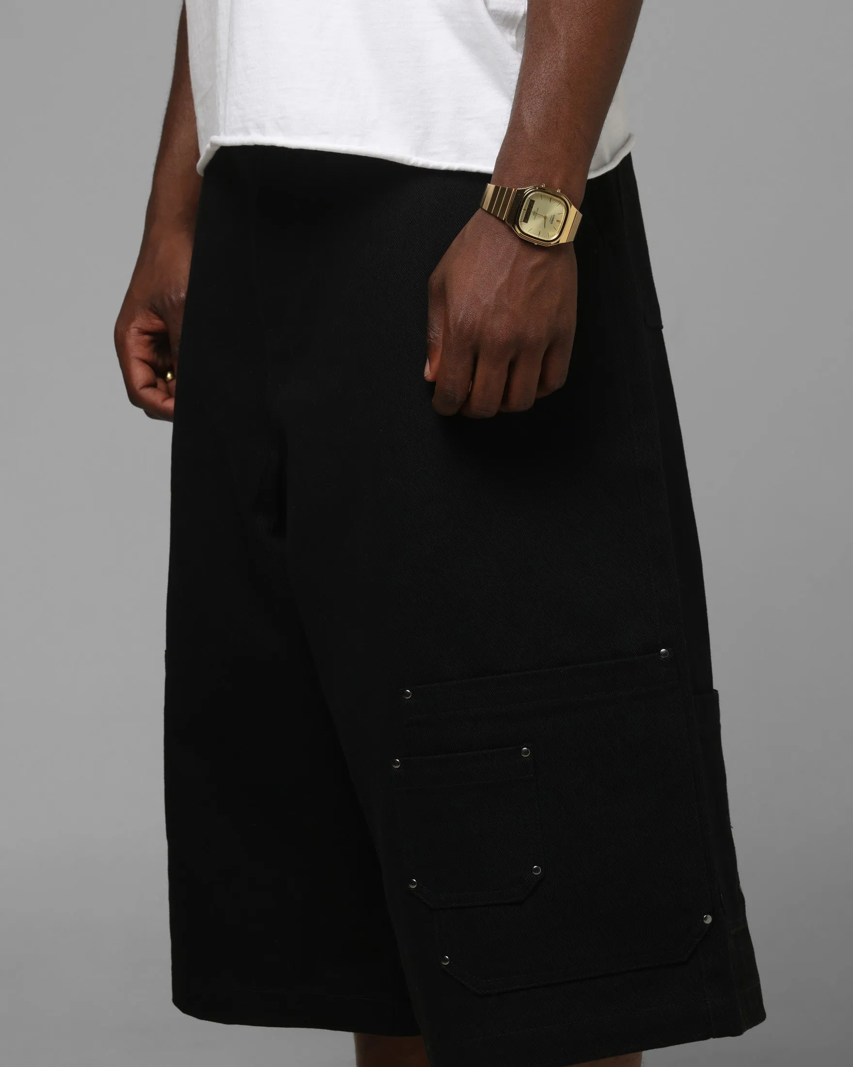 Loiter Utility Cargo Shorts Black sold by Culture Kings product image thumbnail 3