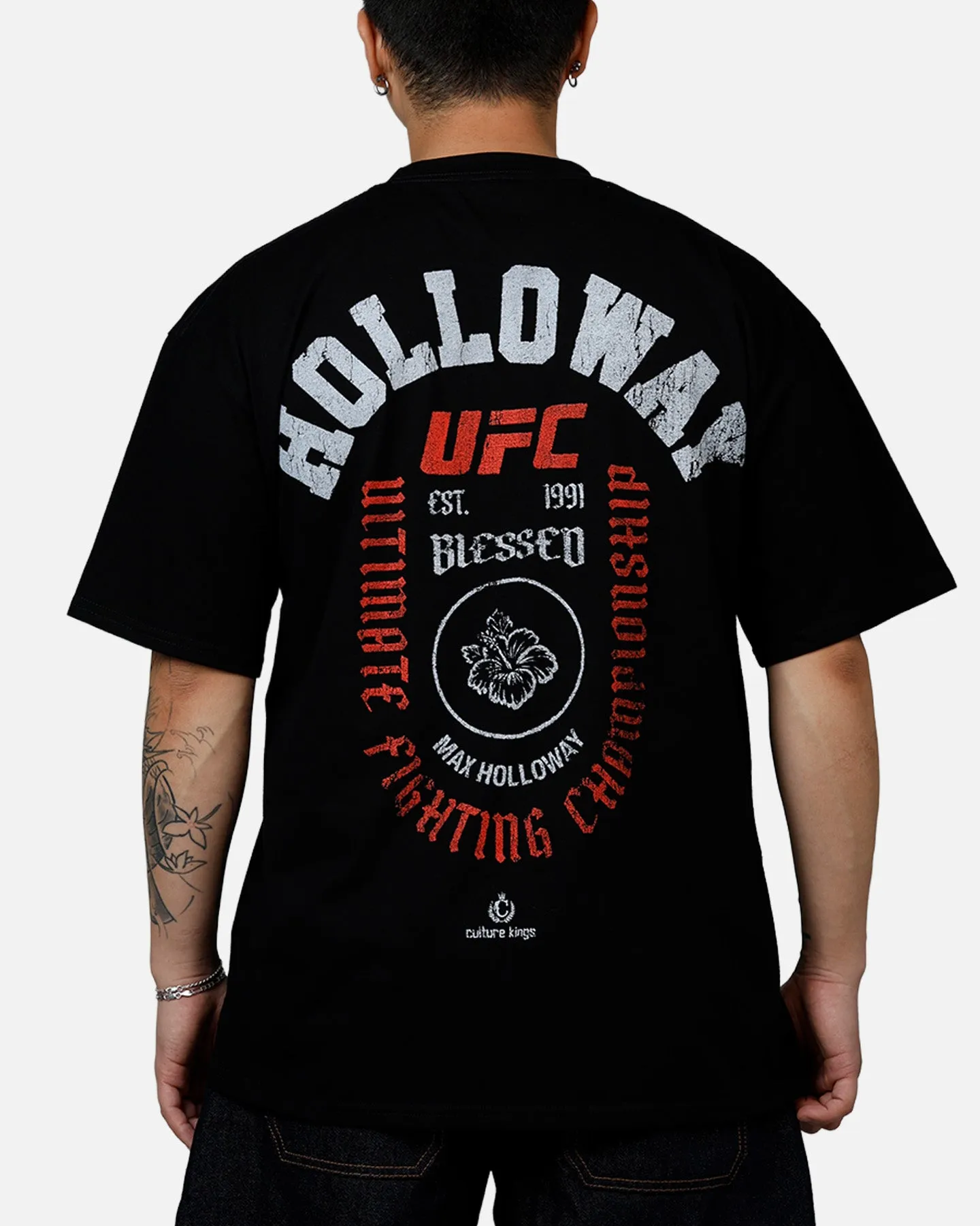 UFC By Culture Kings UFC 326 Max Holloway T-Shirt Black sold by Culture Kings product image thumbnail 2