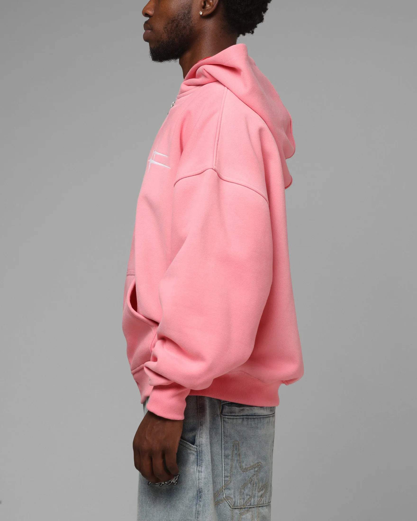 Loiter Inferno Zip Hoodie Pink sold by Culture Kings product image thumbnail 5