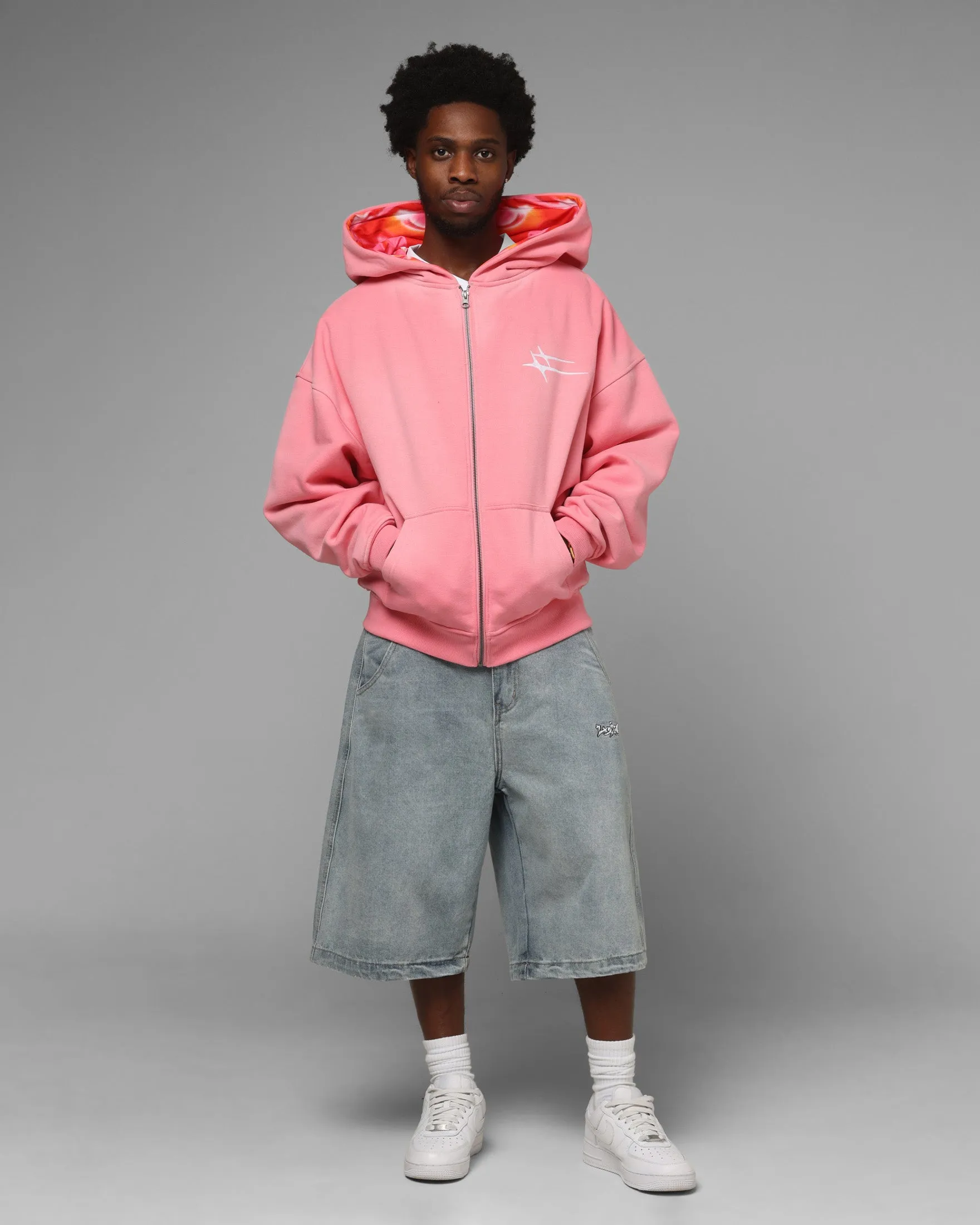 Loiter Inferno Zip Hoodie Pink sold by Culture Kings product image thumbnail 2