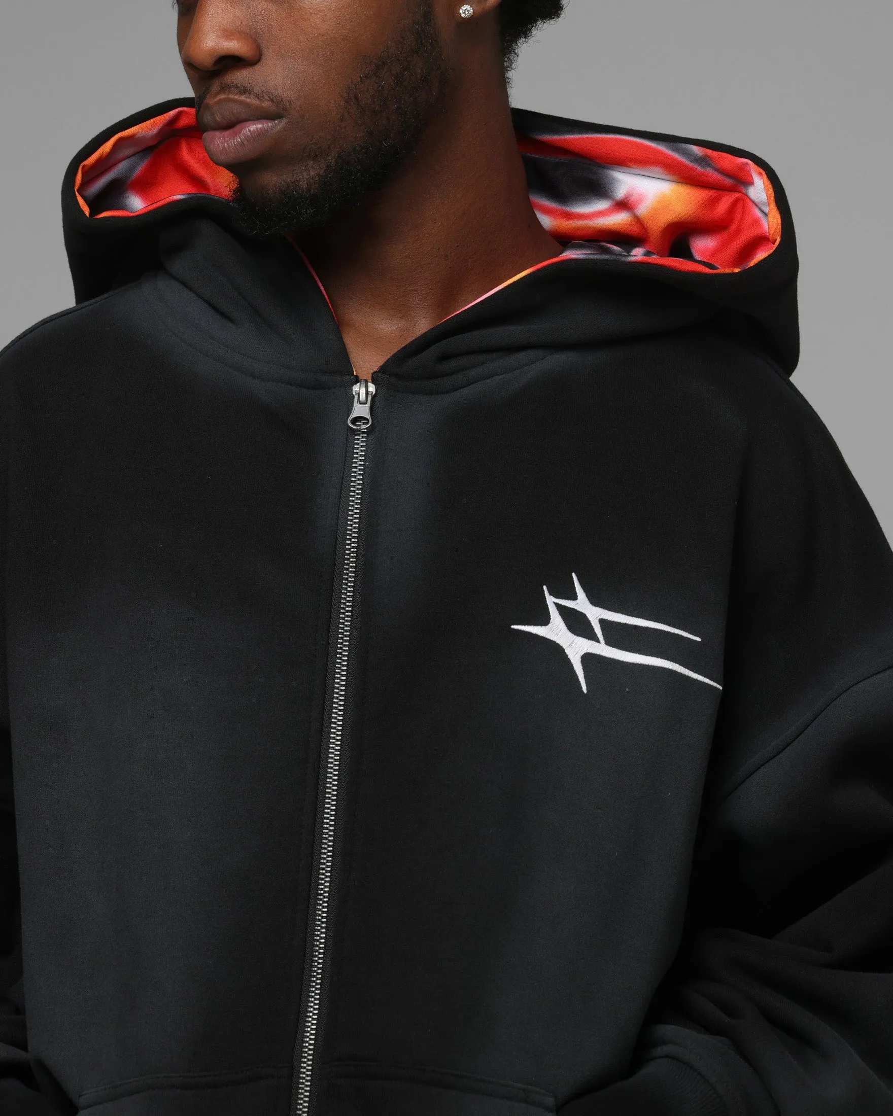 Loiter Inferno Zip Hoodie Black sold by Culture Kings product image thumbnail 5