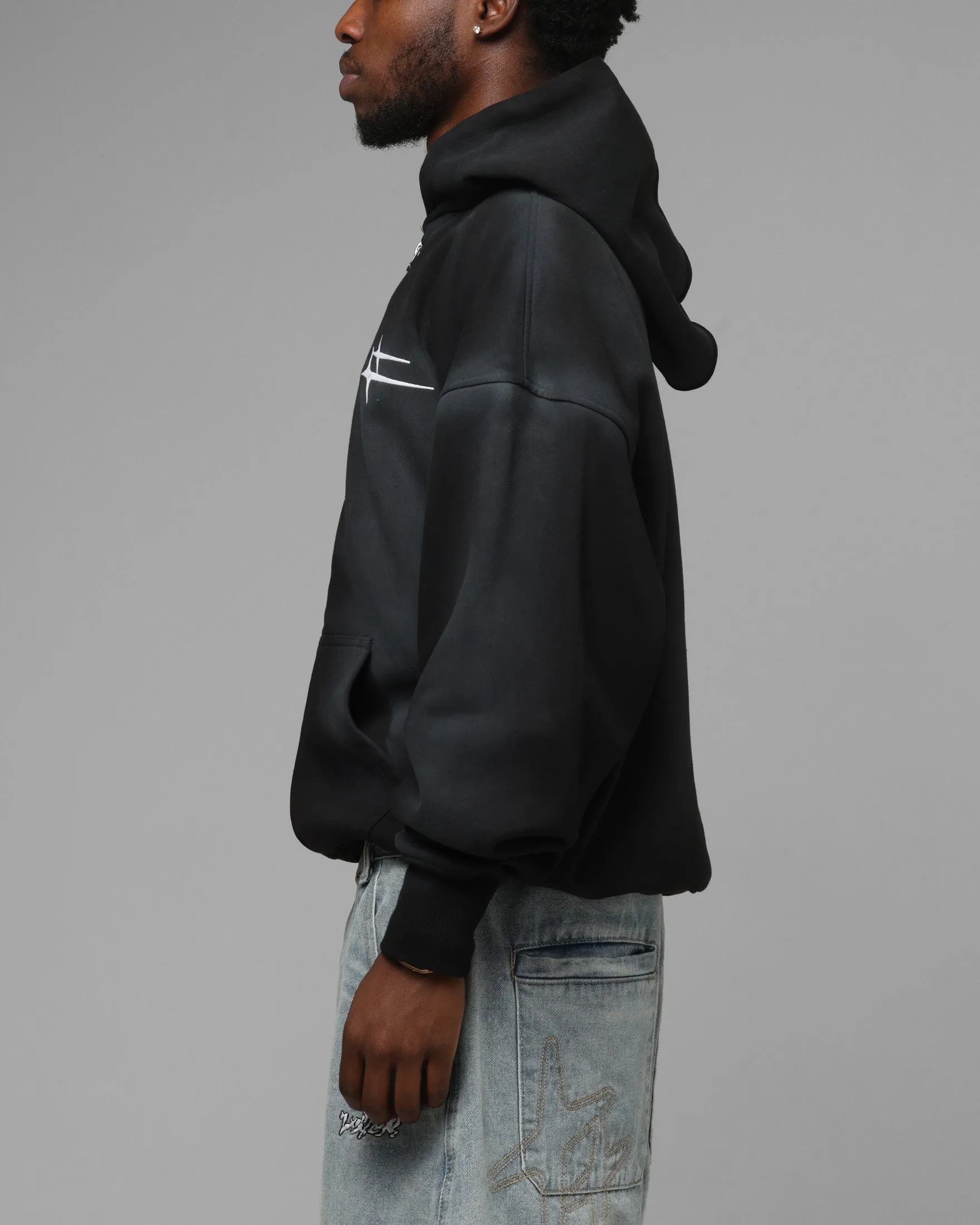 Loiter Inferno Zip Hoodie Black sold by Culture Kings product image thumbnail 4