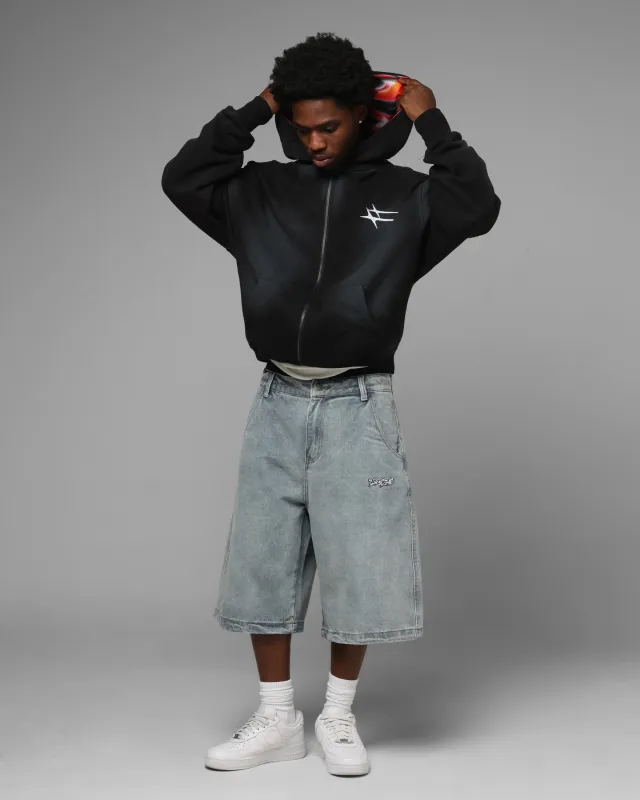 Loiter Inferno Zip Hoodie Black made by Culture Kings