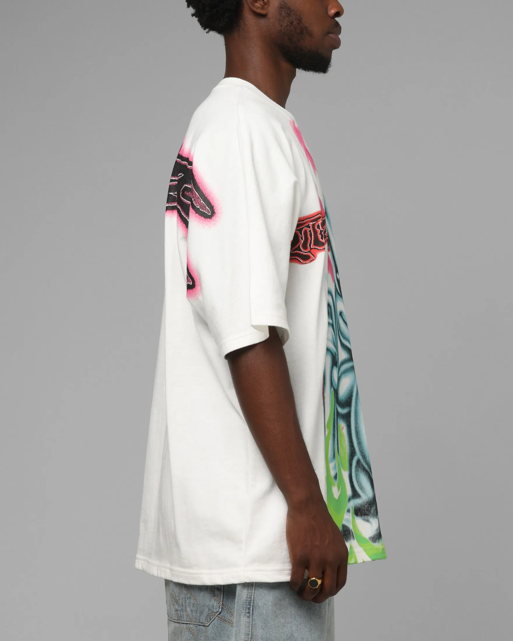 Loiter Airbrush Boxy T-Shirt White sold by Culture Kings product image thumbnail 5