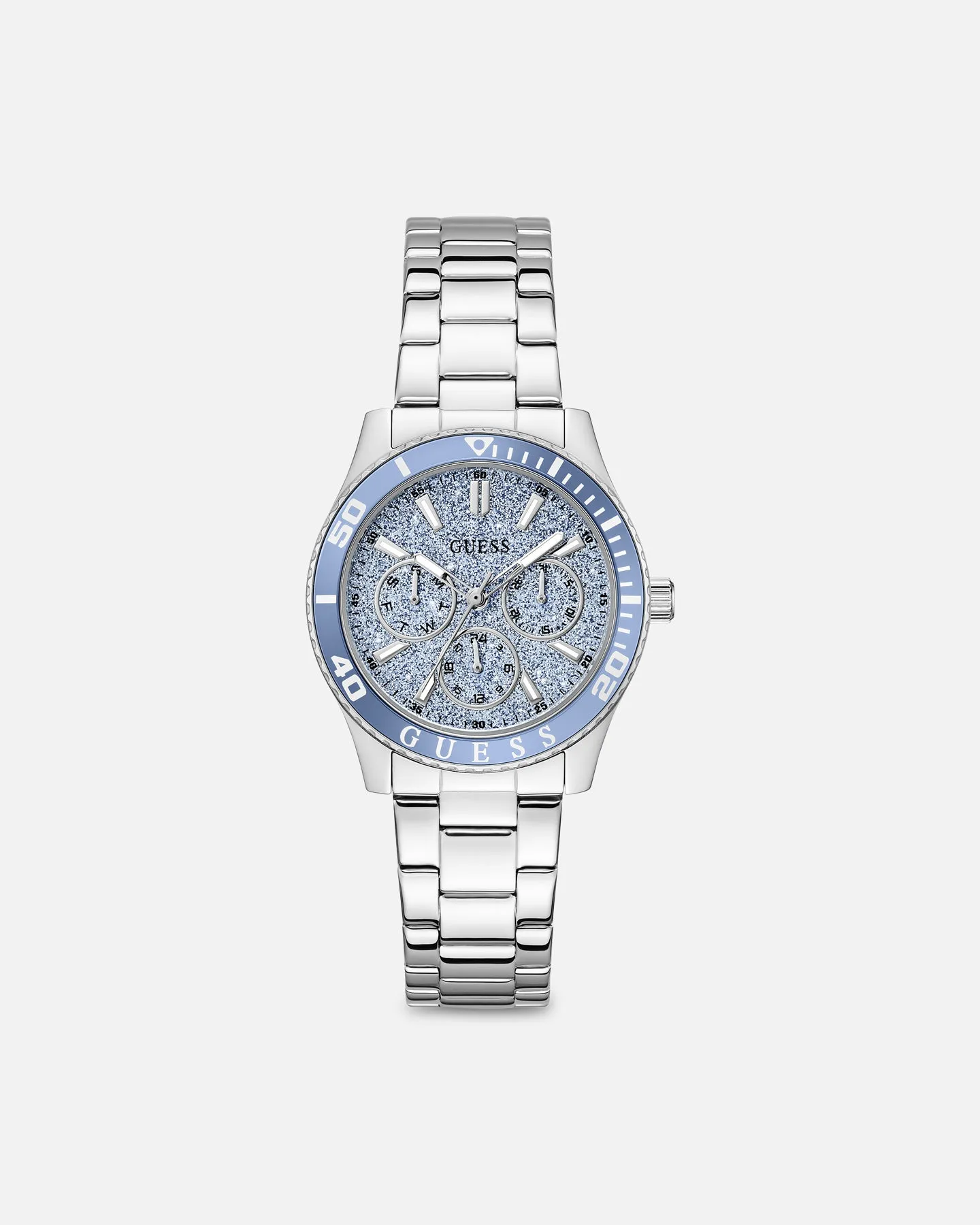 Guess Mainline Mariana Watch Silver/Blue sold by Culture Kings