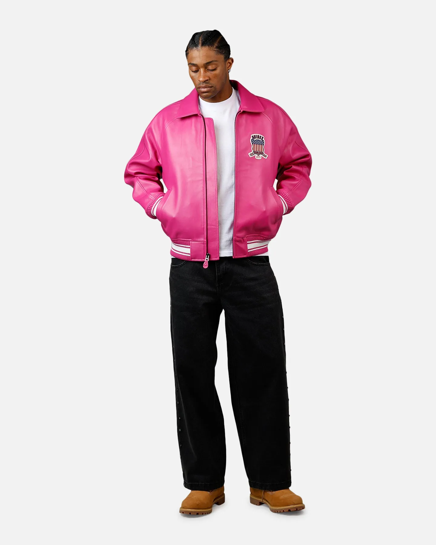 Avirex Icon Jacket Berry sold by Culture Kings product image thumbnail 3