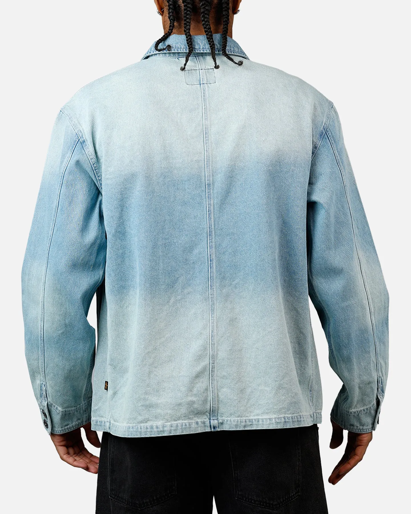 Alpha Industries Denim Relaxed Chore Coat Denim Blue sold by Culture Kings product image thumbnail 2
