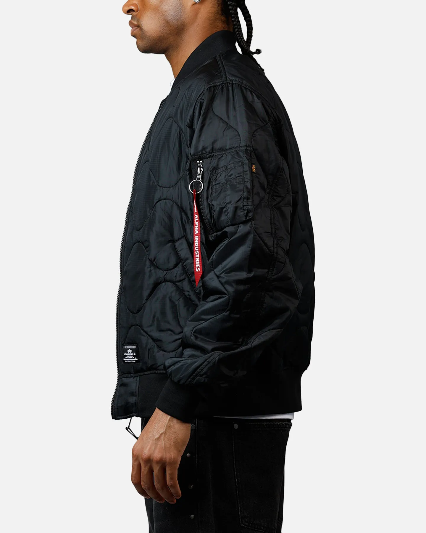 Alpha Industries L-2B Quilted Flight Jacket Black sold by Culture Kings product image thumbnail 5