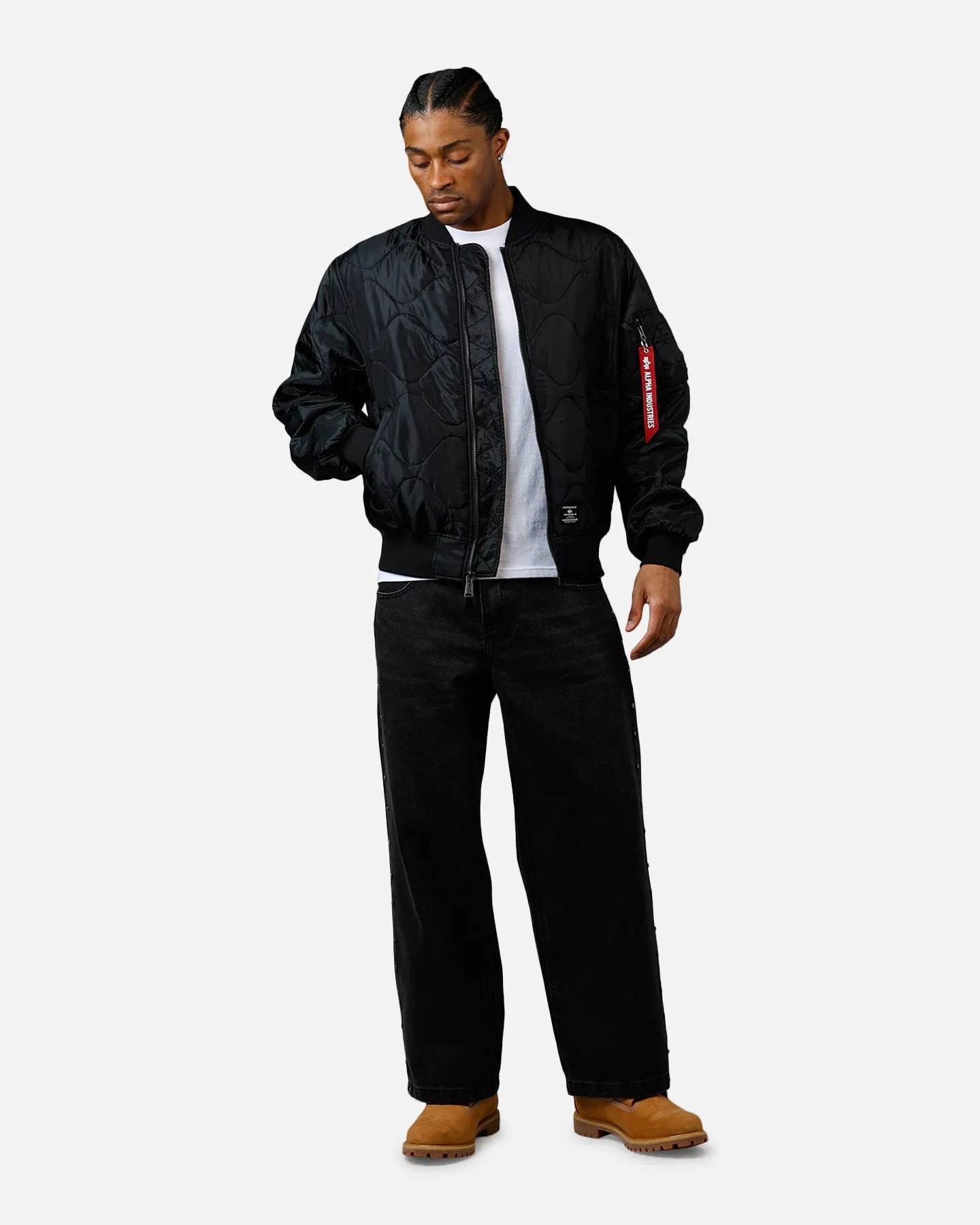 Alpha Industries L-2B Quilted Flight Jacket Black sold by Culture Kings product image thumbnail 3