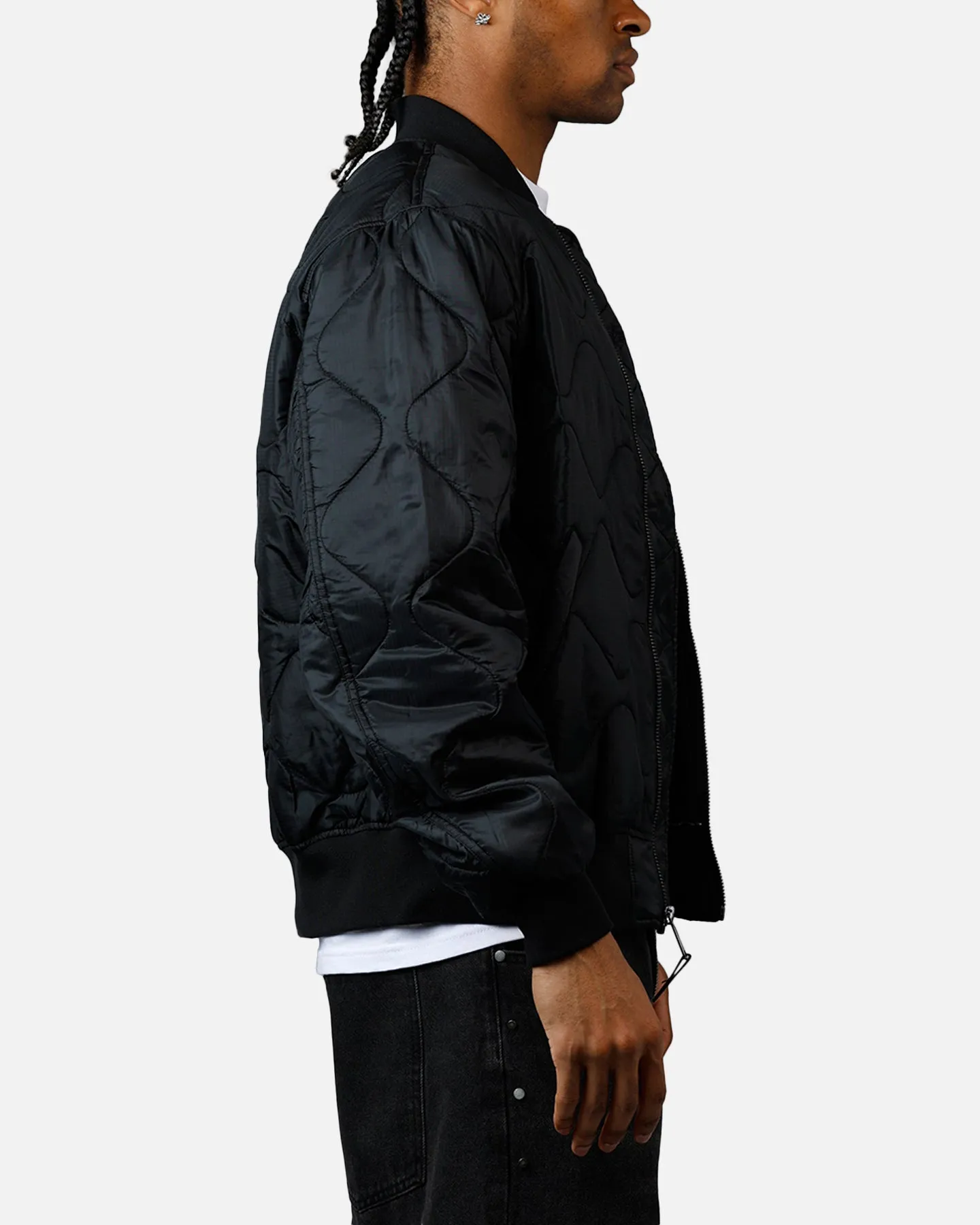 Alpha Industries L-2B Quilted Flight Jacket Black sold by Culture Kings product image thumbnail 4