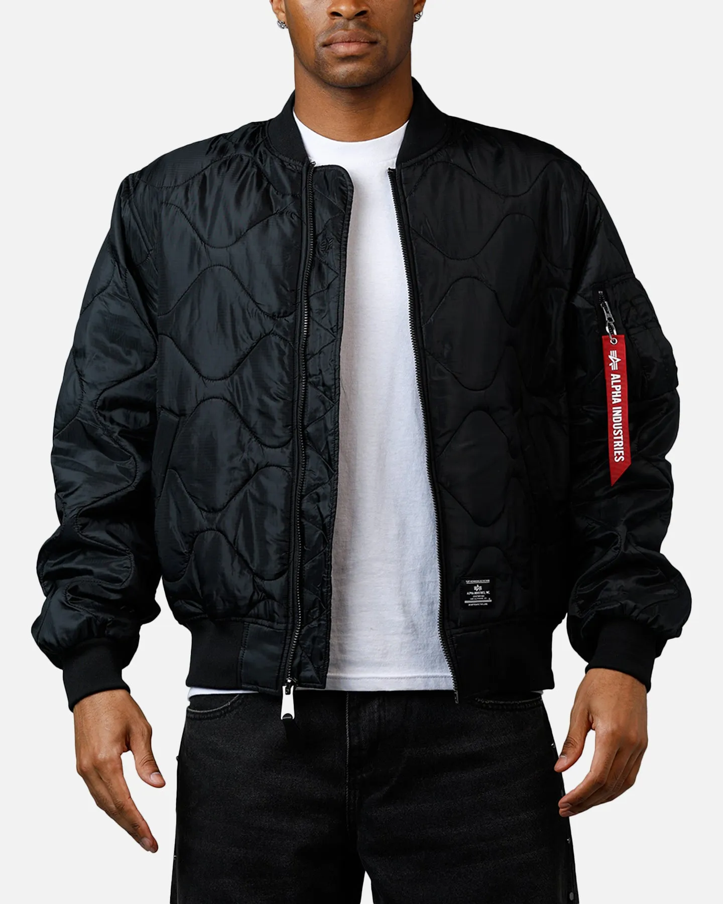Alpha Industries L-2B Quilted Flight Jacket Black sold by Culture Kings