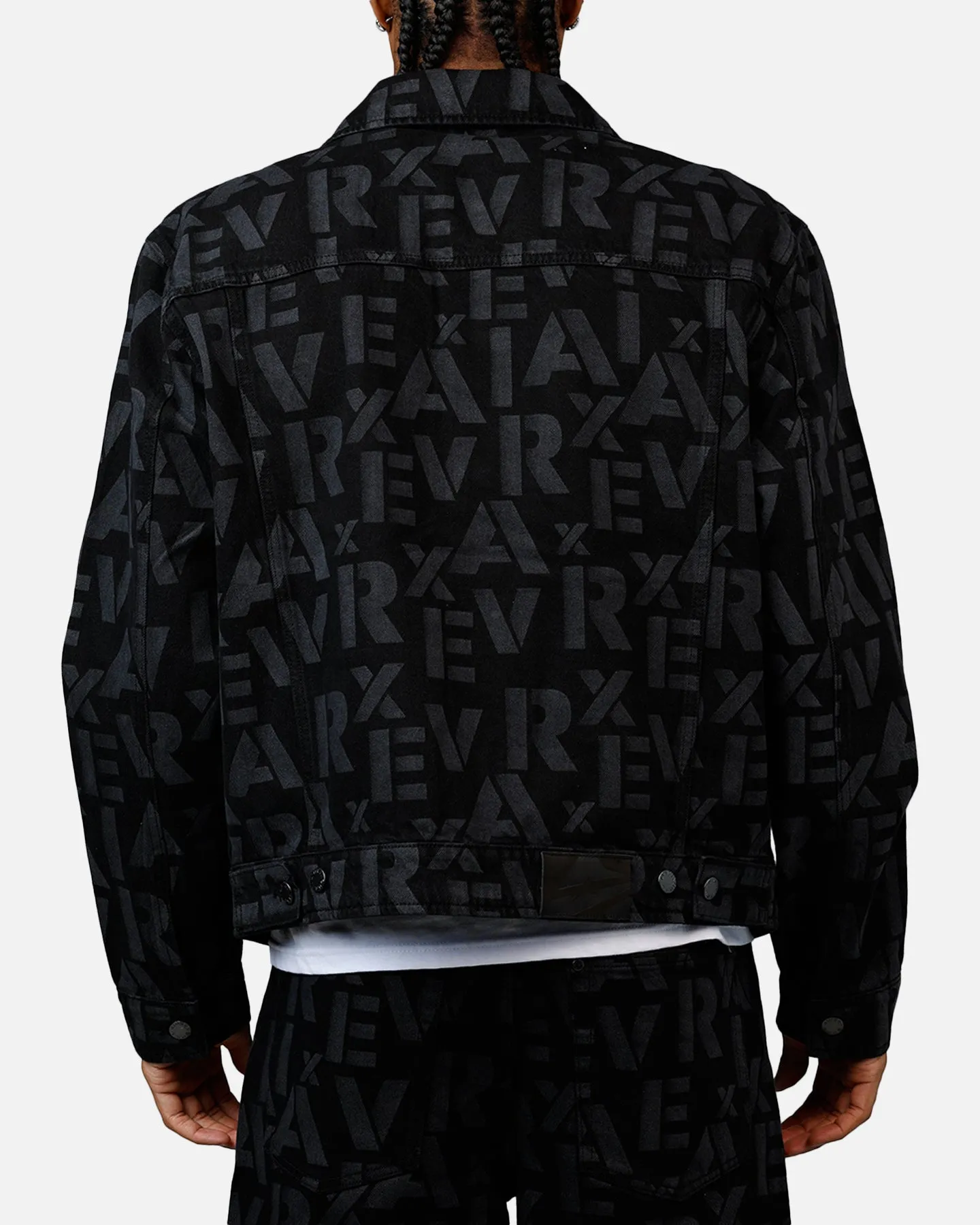 Avirex Monogram Denim Jacket Black sold by Culture Kings product image thumbnail 2