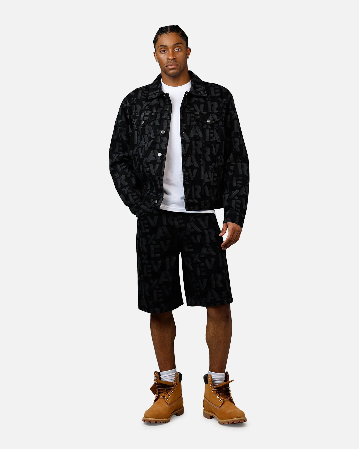 Avirex Monogram Denim Jacket Black sold by Culture Kings product image thumbnail 3