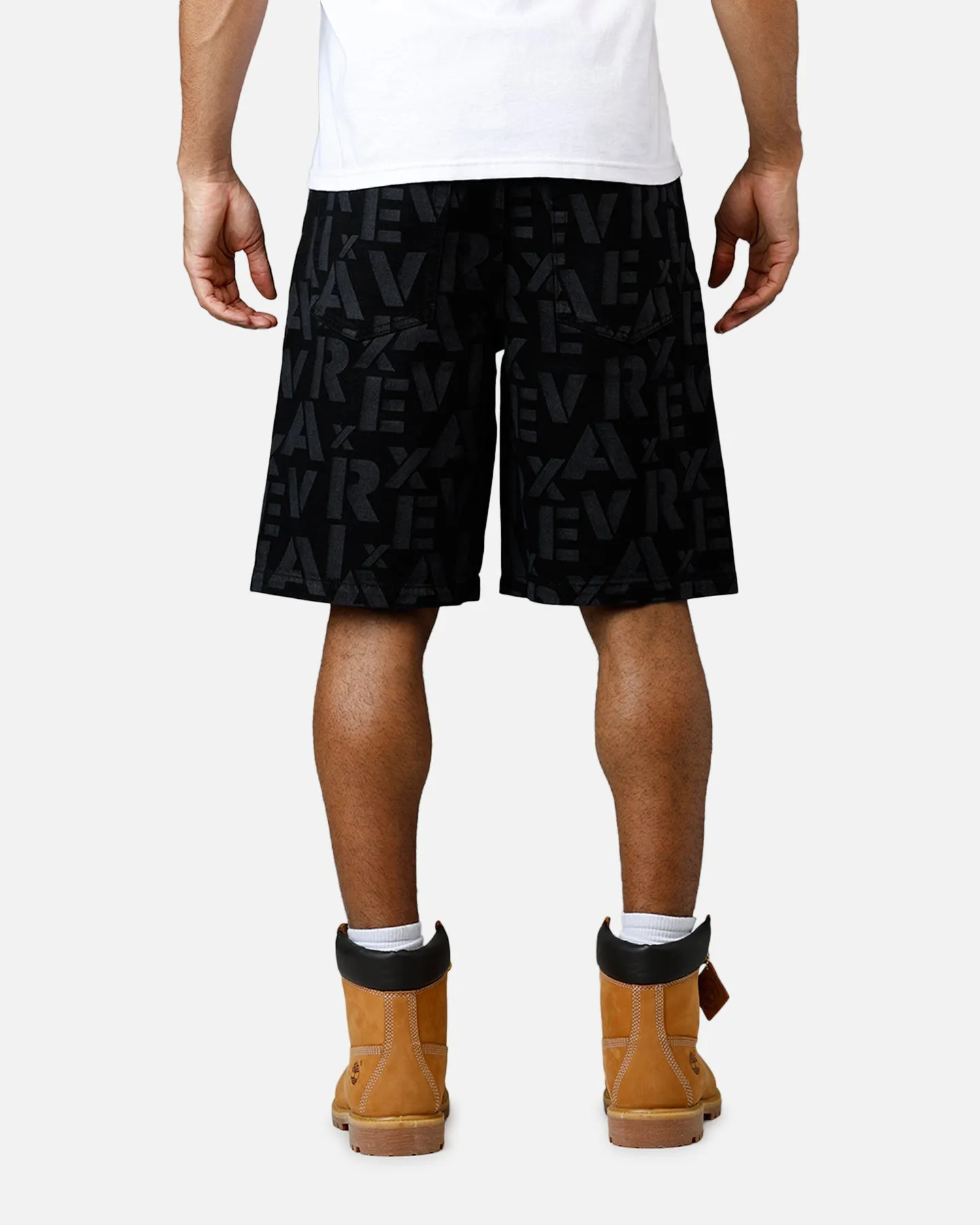 Avirex Monogram Denim Shorts Black sold by Culture Kings product image thumbnail 5