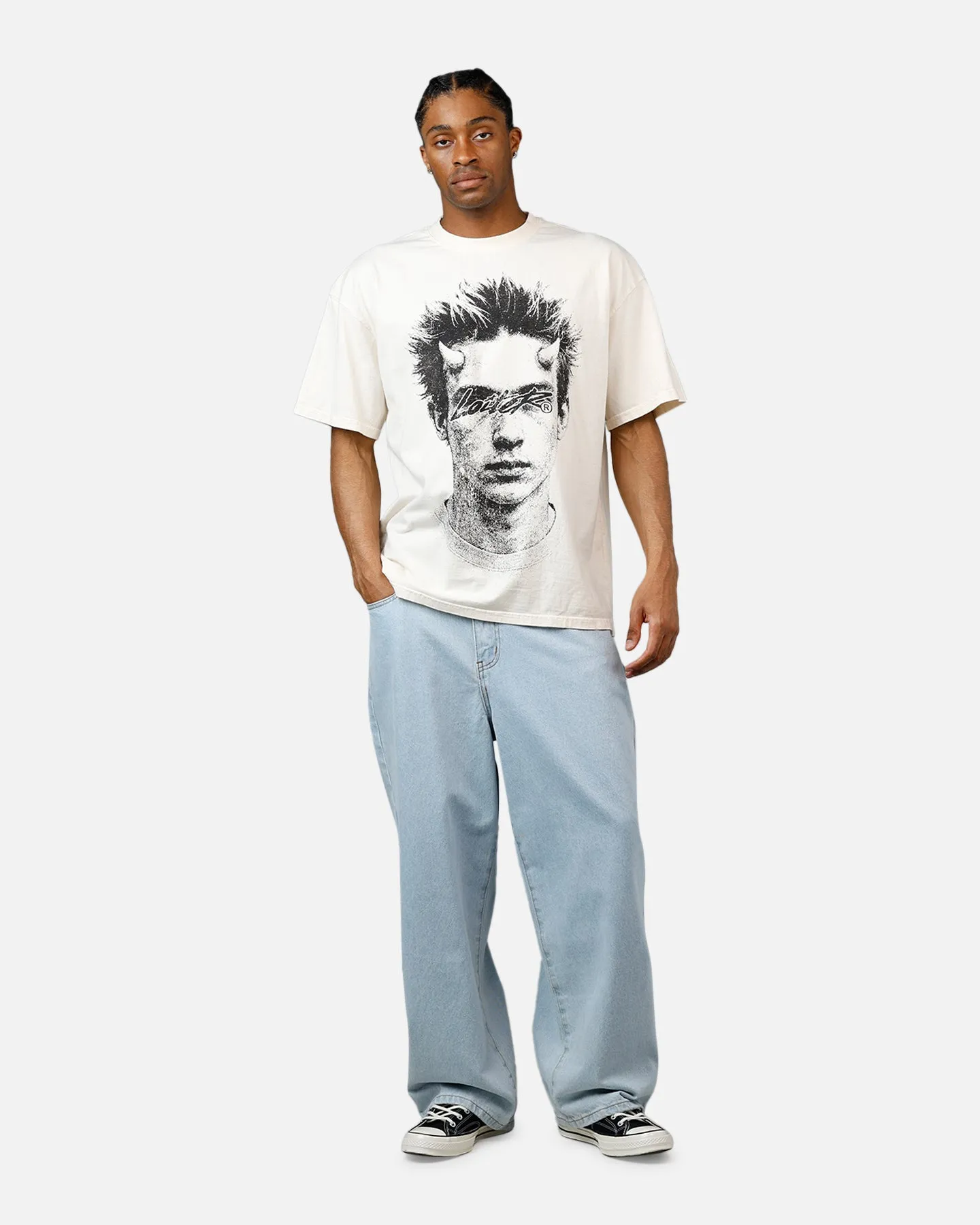 Loiter Born Again T-Shirt Off White sold by Culture Kings product image thumbnail 3